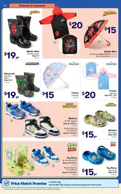 Preview of Big W Catalogue - Toy Sale - valid from 09/06/2026 | Page: 92 | Products: Raincoat, Boots, Umbrella