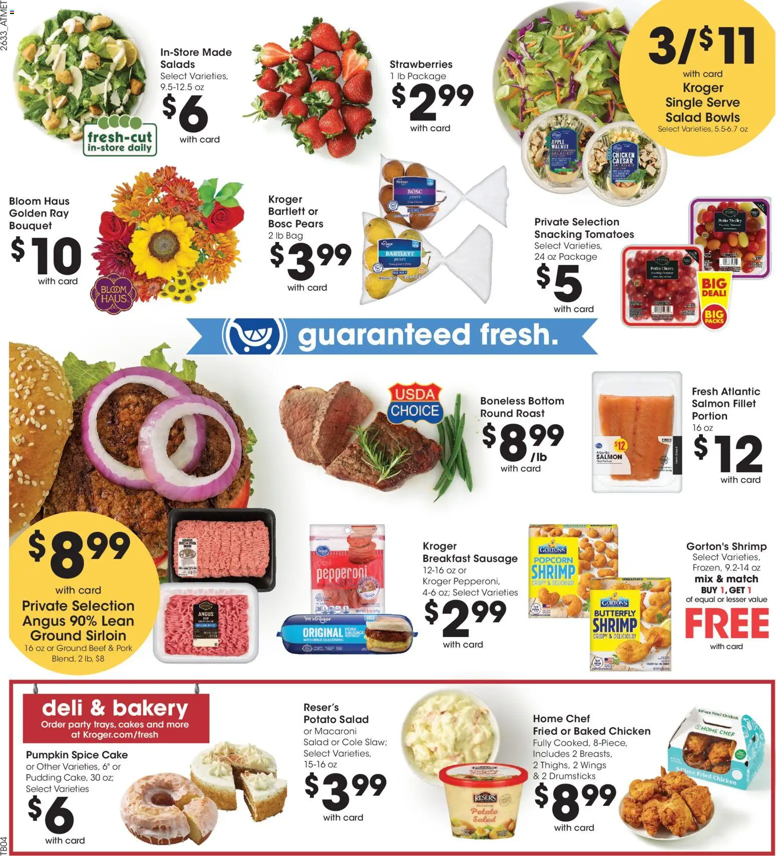 Kroger Weekly Ad - valid from 09/16/2026 | Page: 12 | Products: Potato salad, Strawberries, Drumsticks, Pumpkin