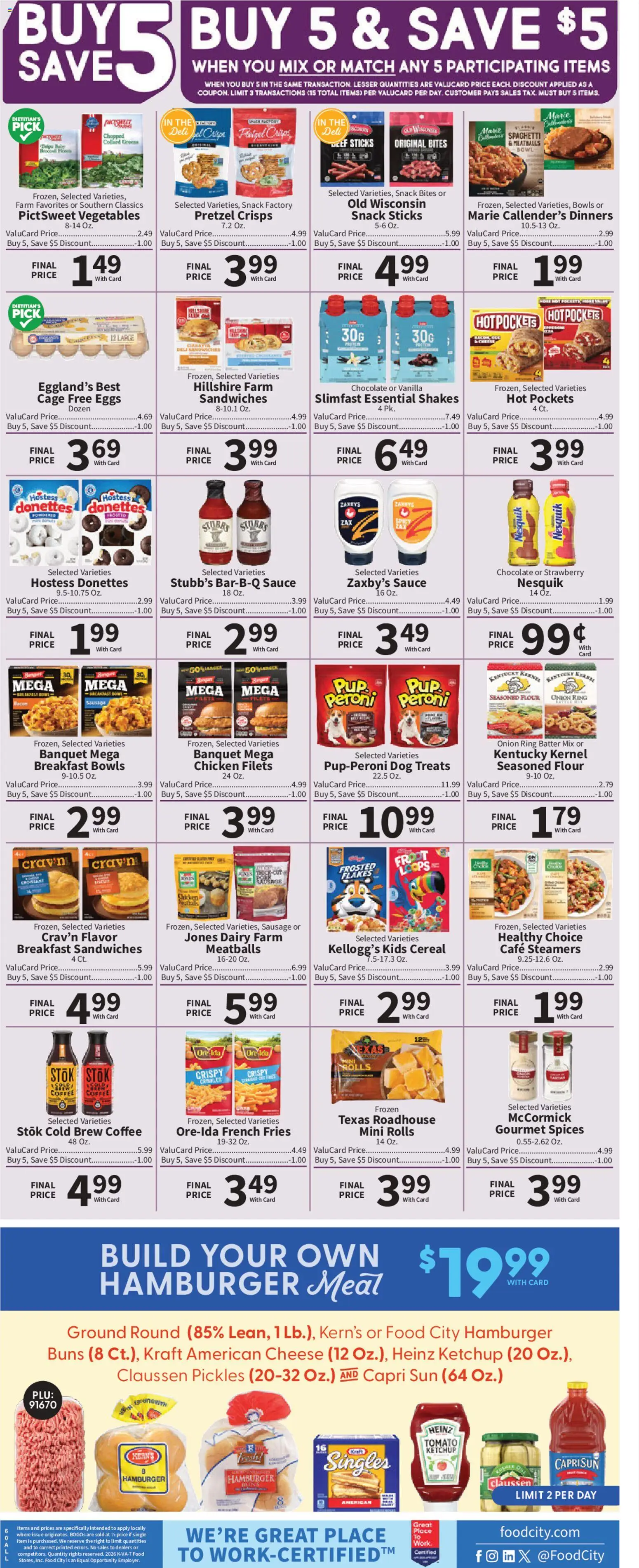 Food City Weekly Ad - valid from 17.06.2026 | Page: 8 | Products: Ring, Cheese, Pork, Ketchup