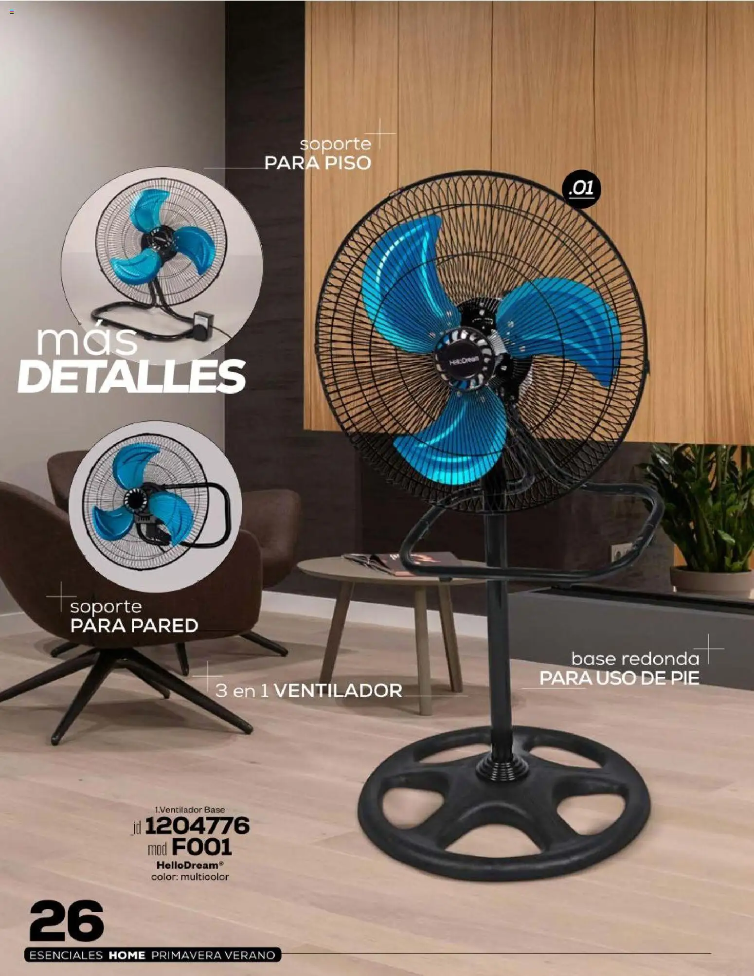 Nuevas ofertas de Price Shoes válidas en toda la República Mexicana desde el 04.05.2026. ¡Encuentra las mejores ofertas en Price Shoes catálogo Esenciales Home! | Página: 26 | Productos: Ventilador
