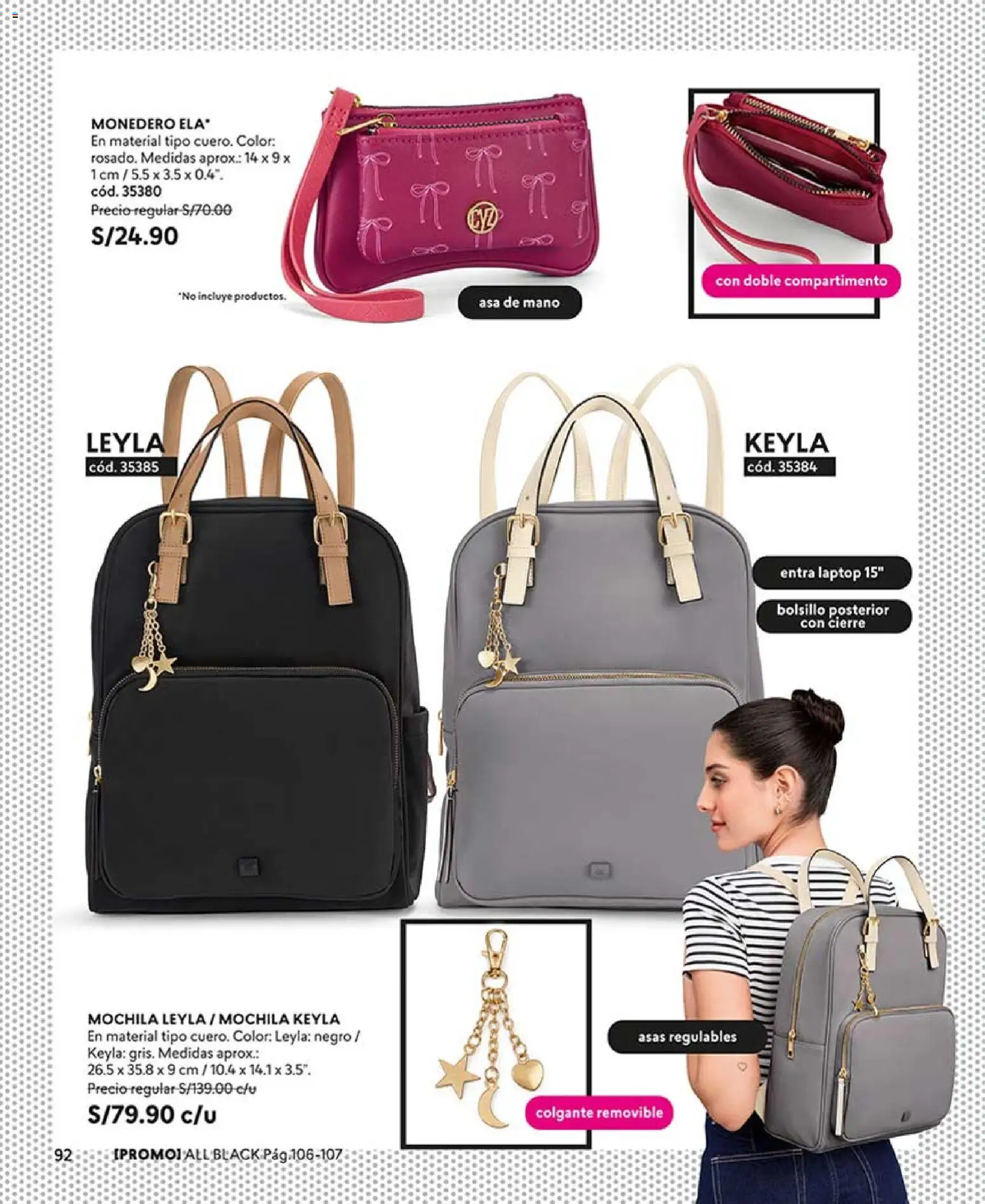 Catálogo CyZone válido desde 14/03/2026 | Página: 92 | Productos: Mochila, Laptop