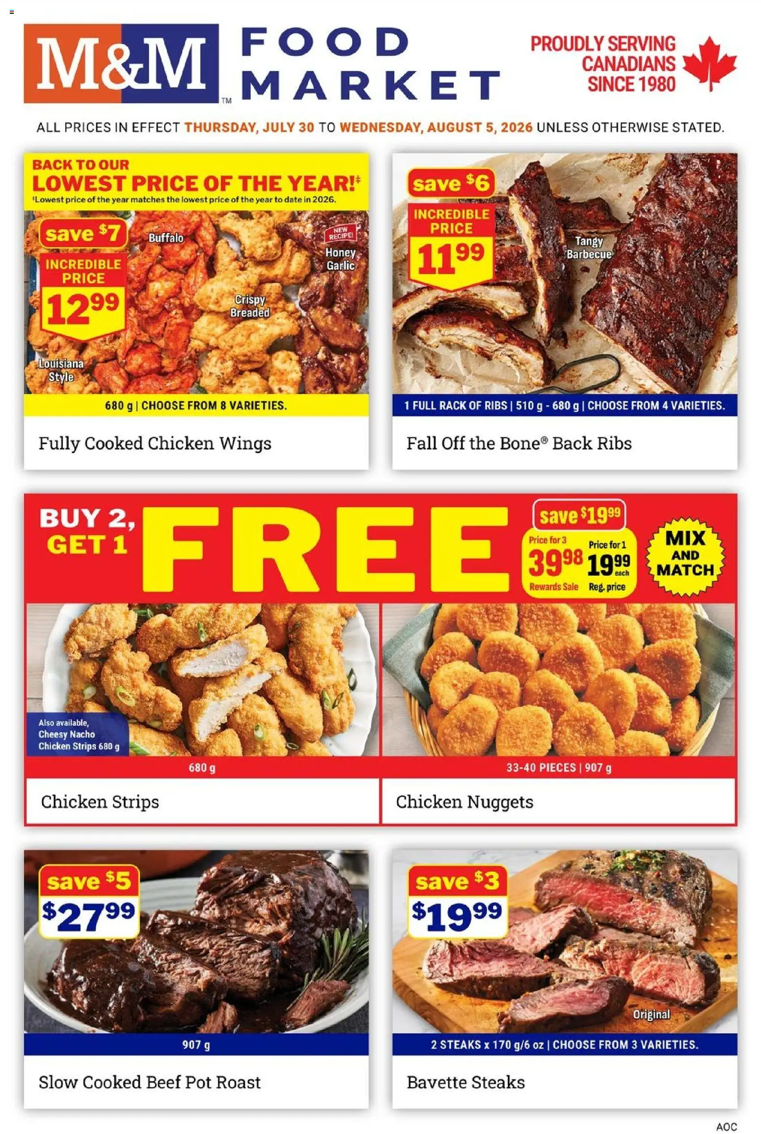 M&M Food Market flyer valid from Jul 30, 2026 | Page: 1