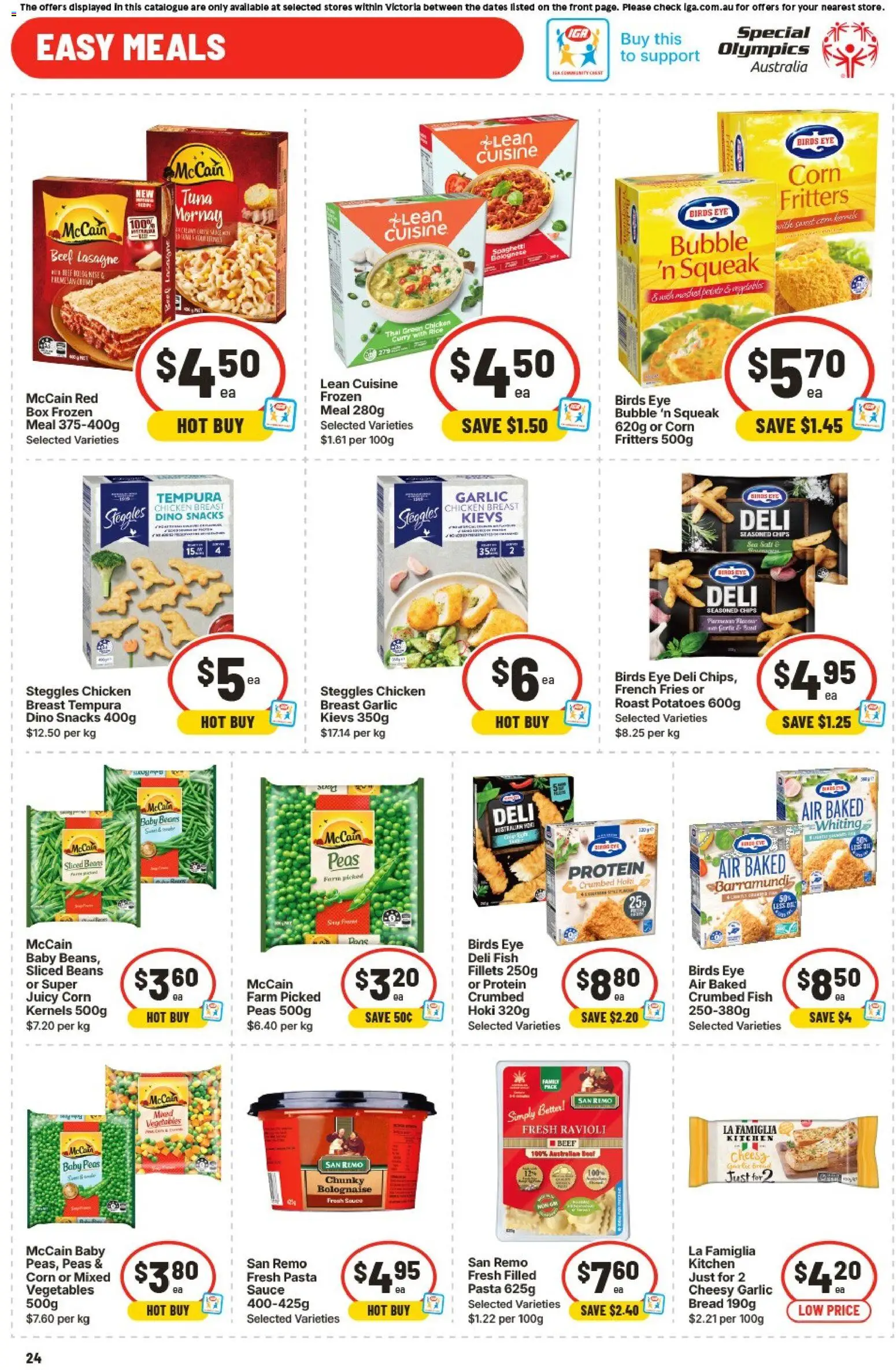 IGA catalogue - valid from 06.05.2026 | Page: 22 | Products: Bread, Rice, Vegetables, Tuna