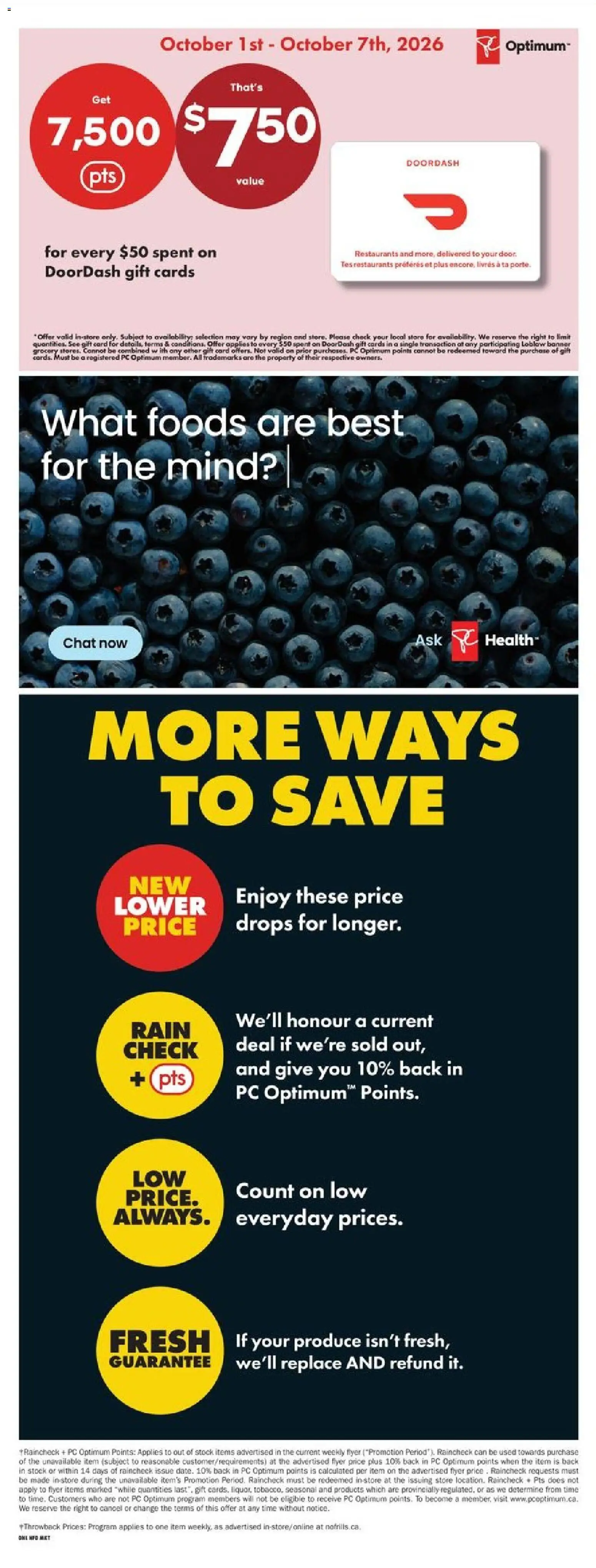 No Frills flyer valid from Oct 1, 2026 | Page: 21