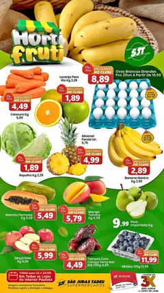 São Judas Tadeu ofertas Hortifruti - Pré-Visualização do folheto da loja São Judas Tadeu, válido de 22/09/2026