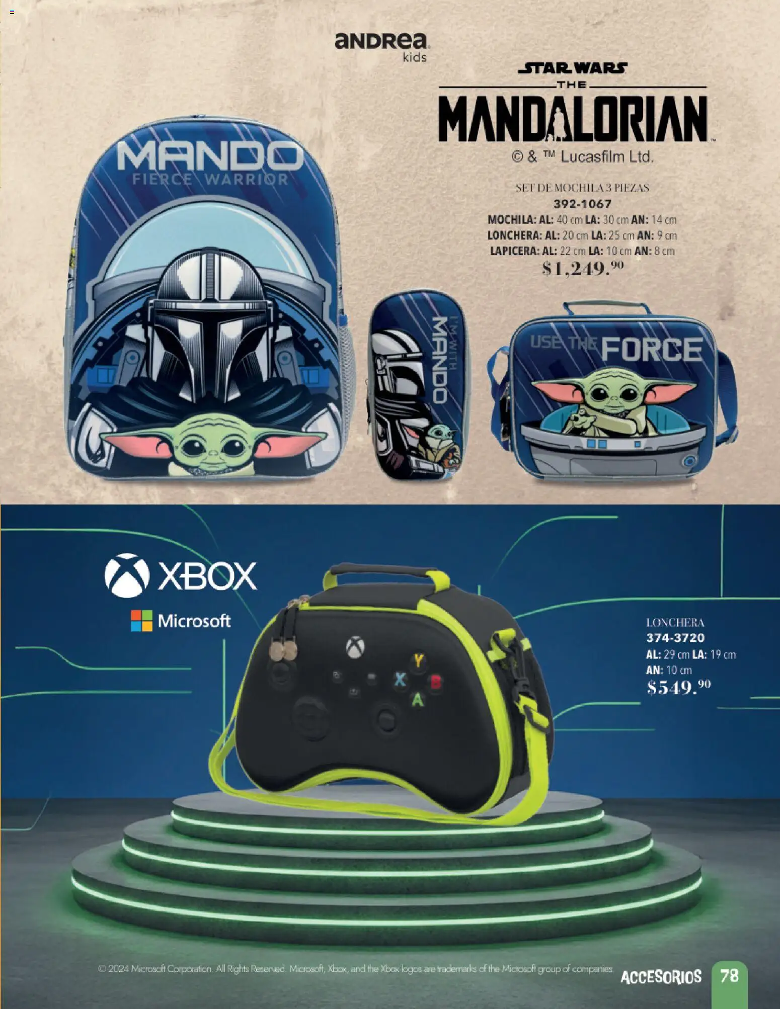 Nuevas ofertas de Andrea válidas en toda la República Mexicana desde el 24/05/2026. ¡Encuentra las mejores ofertas en Andrea catálogo Accesorios para todos! | Página: 78 | Productos: Mochila, Xbox