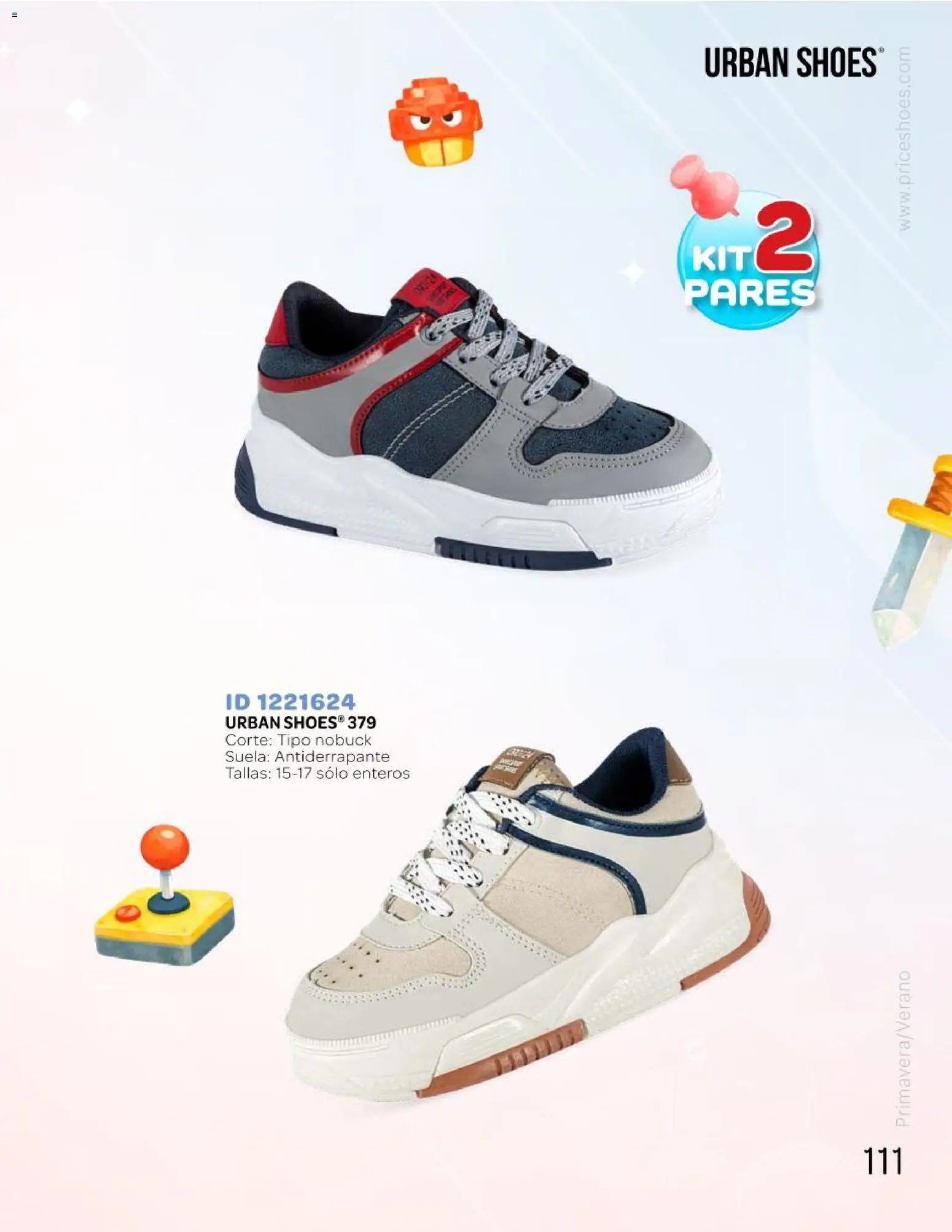 Nuevas ofertas de Price Shoes válidas en toda la República Mexicana desde el 25.04.2026. ¡Encuentra las mejores ofertas en Price Shoes catálogo Kids todo en uno! | Página: 111