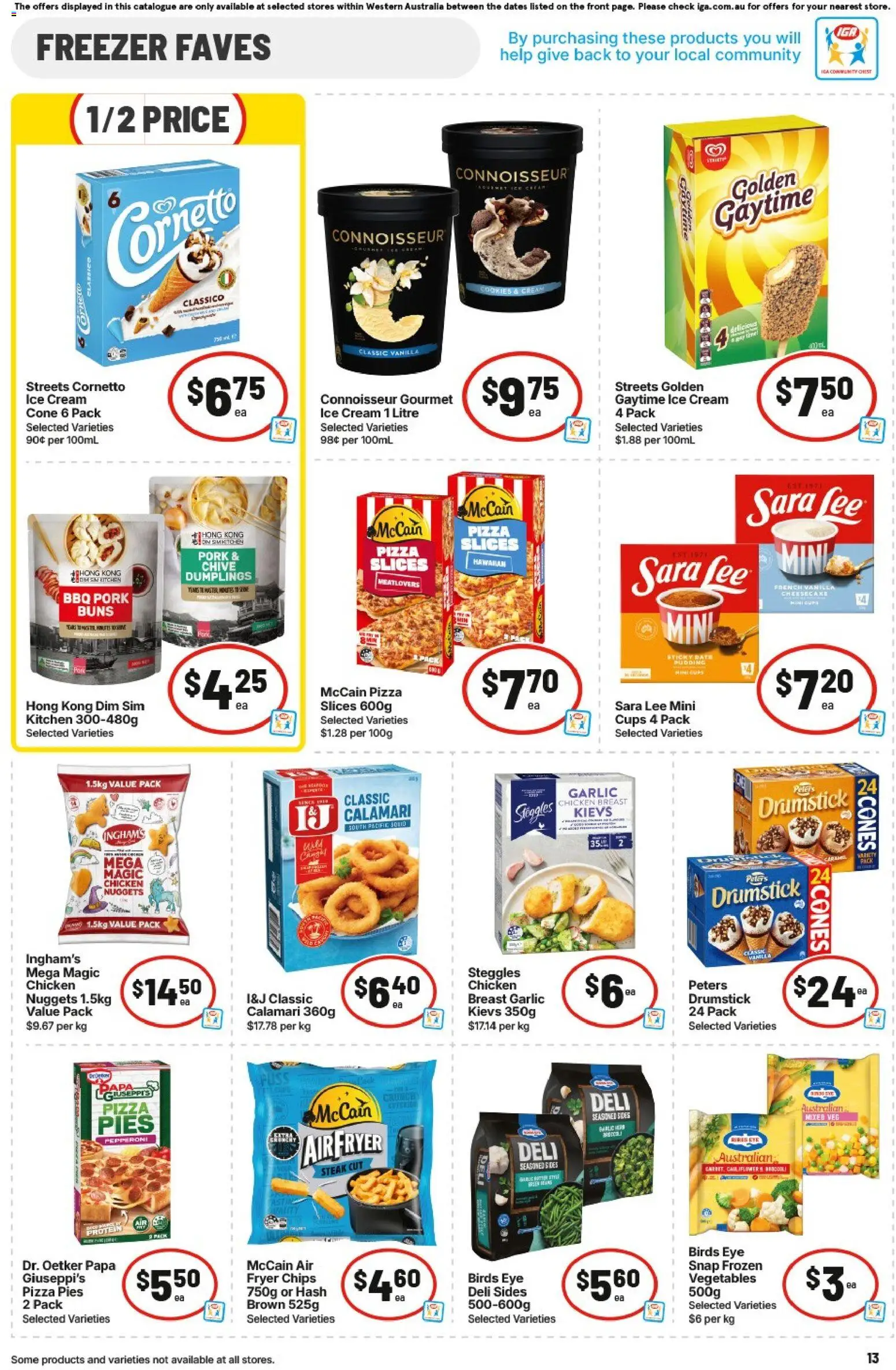 IGA catalogue - valid from 29/07/2026 | Page: 13 | Products: Cups, Herb, Cream, Pudding