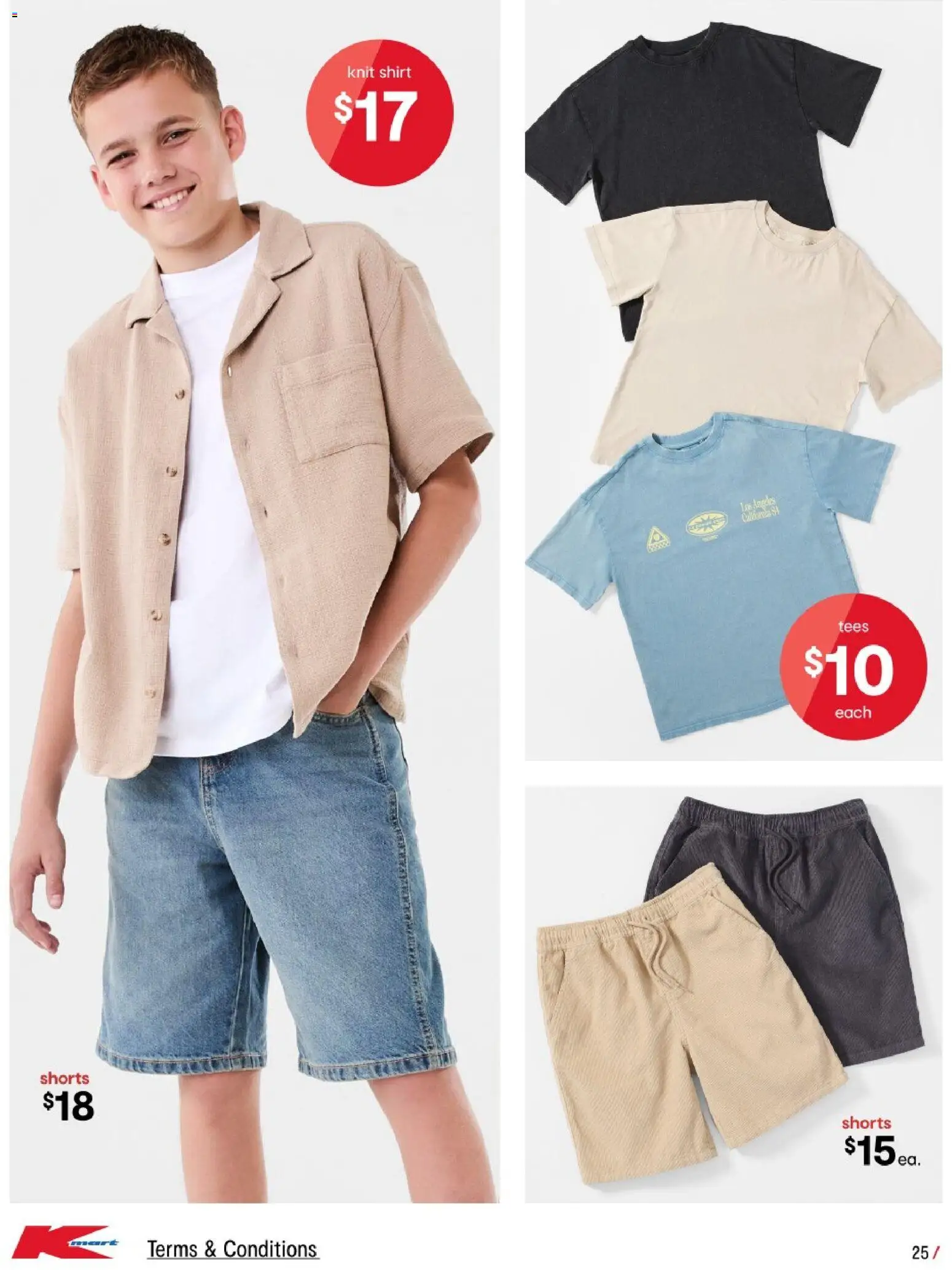 Kmart catalogue - valid from 01/10/2026 | Page: 25 | Products: Shirt, Shorts