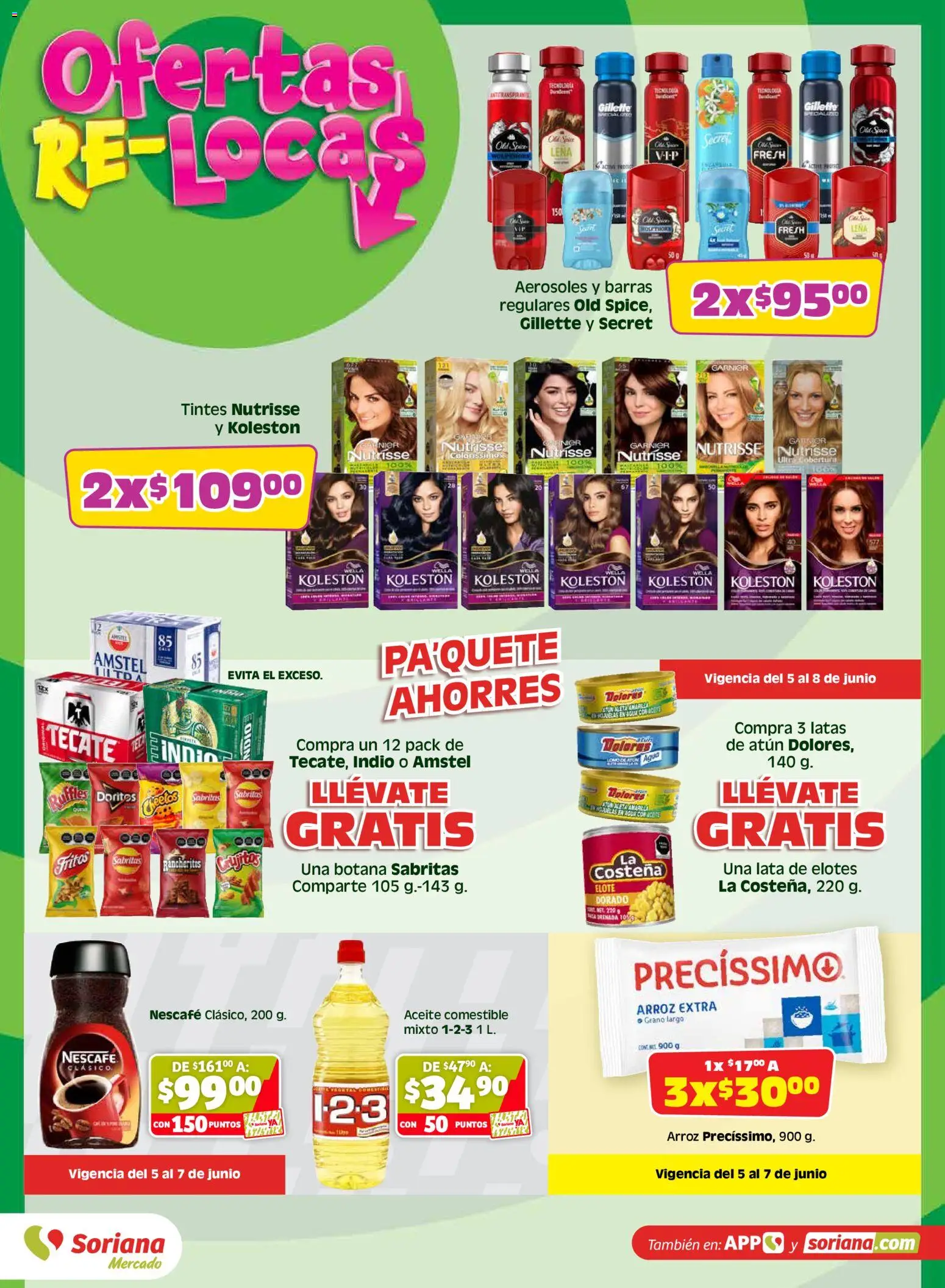 Nuevas ofertas de Soriana válidas en toda la República Mexicana desde el 05.06.2026. ¡Encuentra las mejores ofertas en Soriana Julio Regalado Mercado Nacional! | Página: 10 | Productos: Atún, Aceite, Arroz
