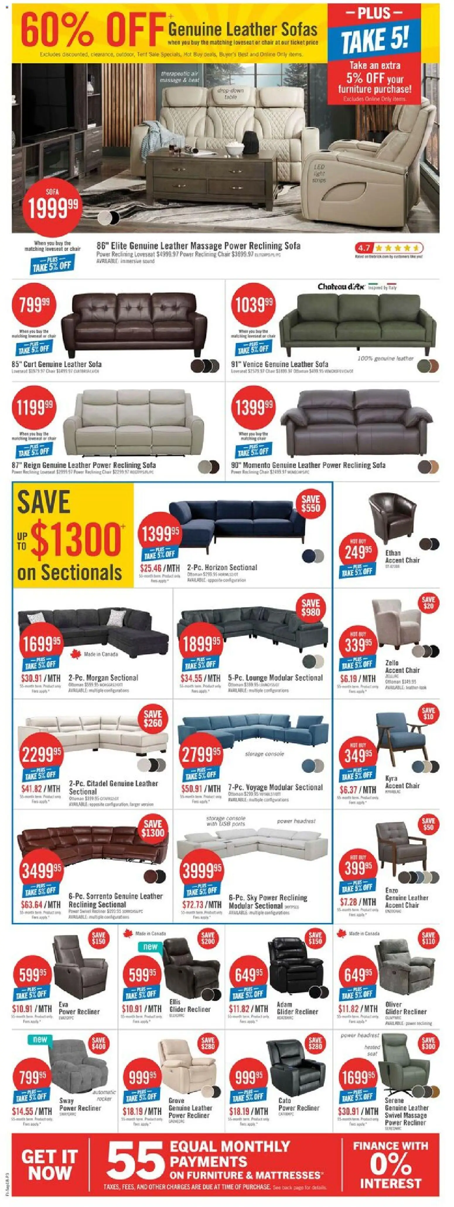 The Brick flyer valid from Sep 18, 2026 | Page: 6