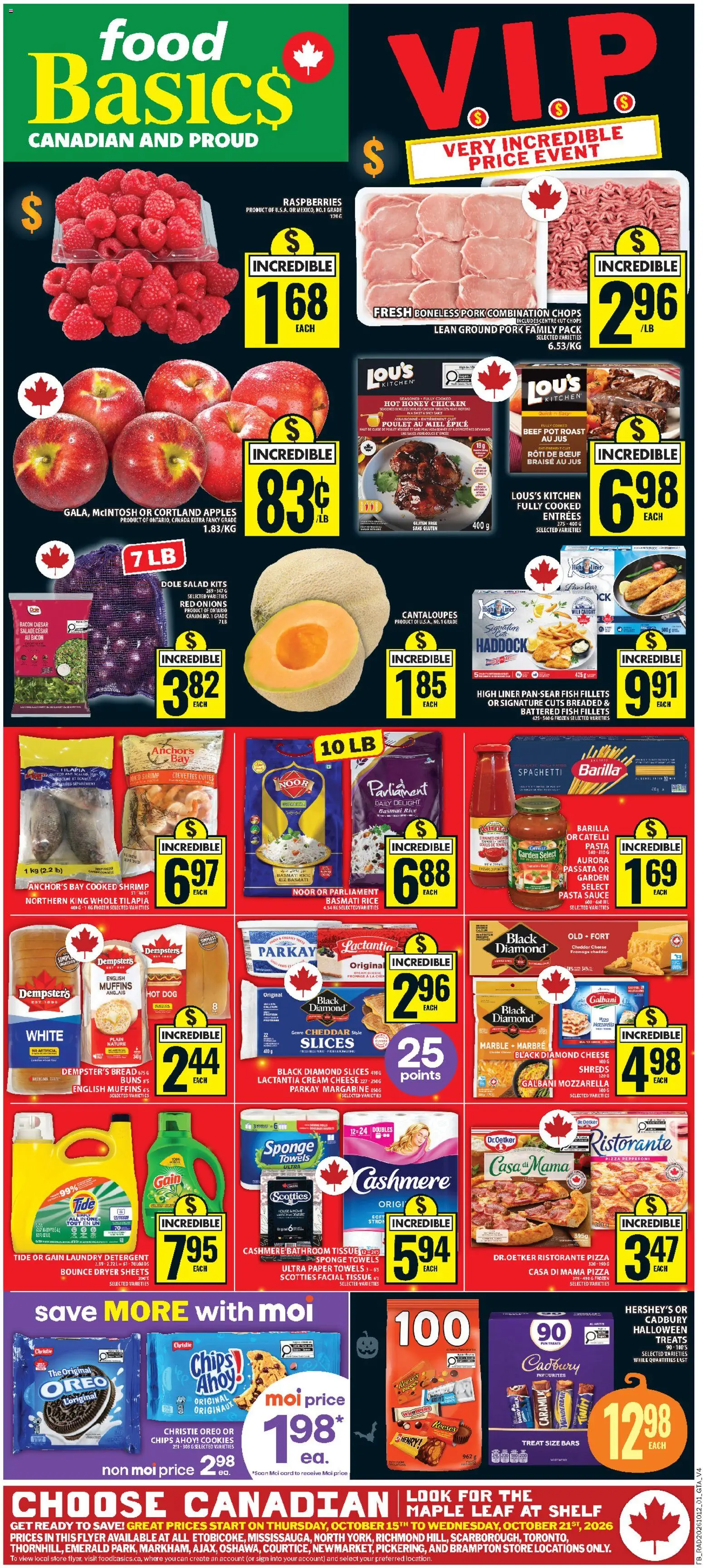 Food Basics flyer from Oct 15, 2026 > online preview