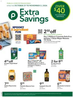 Preview of Publix weekly ads valid from 10/21/2026