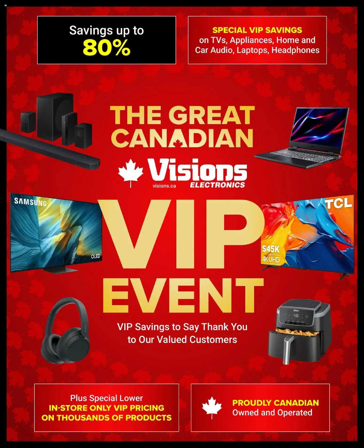 Visions flyer valid from Jul 3, 2026 | Page: 1 | Products: Headphones