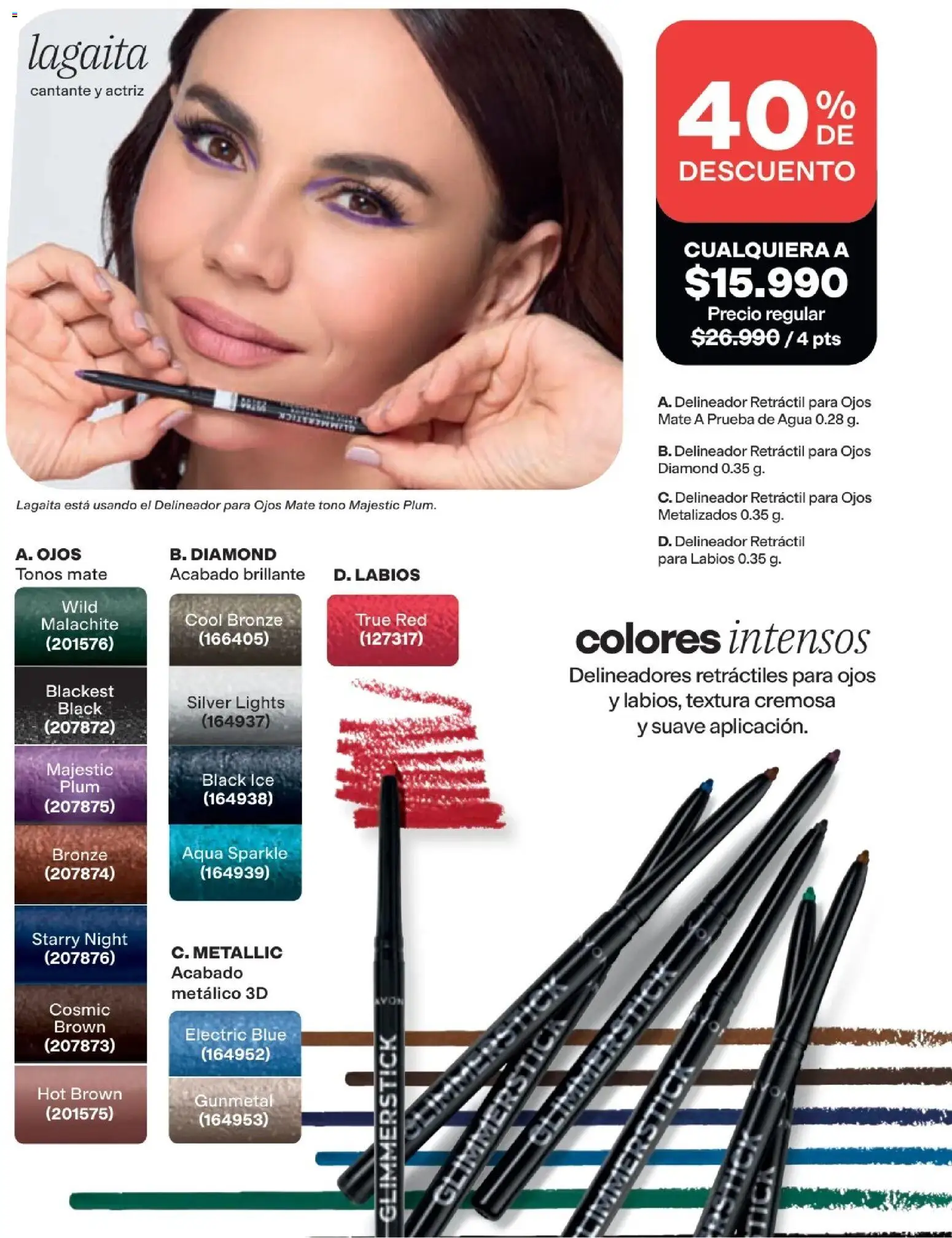 Avon revista - valida desde el 19/09/2026 | Página: 26 | Productos: Agua, Delineador