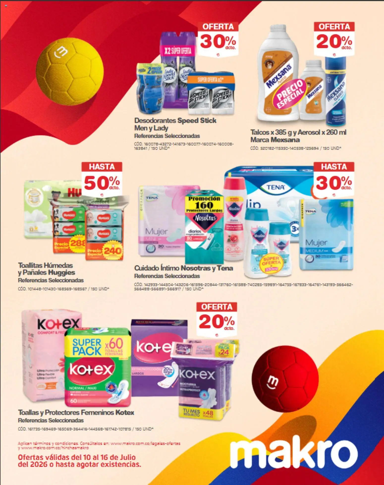 Makro revista - valida desde el 10/07/2026 | Página: 5 | Productos: Toallas, Pañales, Toallitas húmedas, Protectores