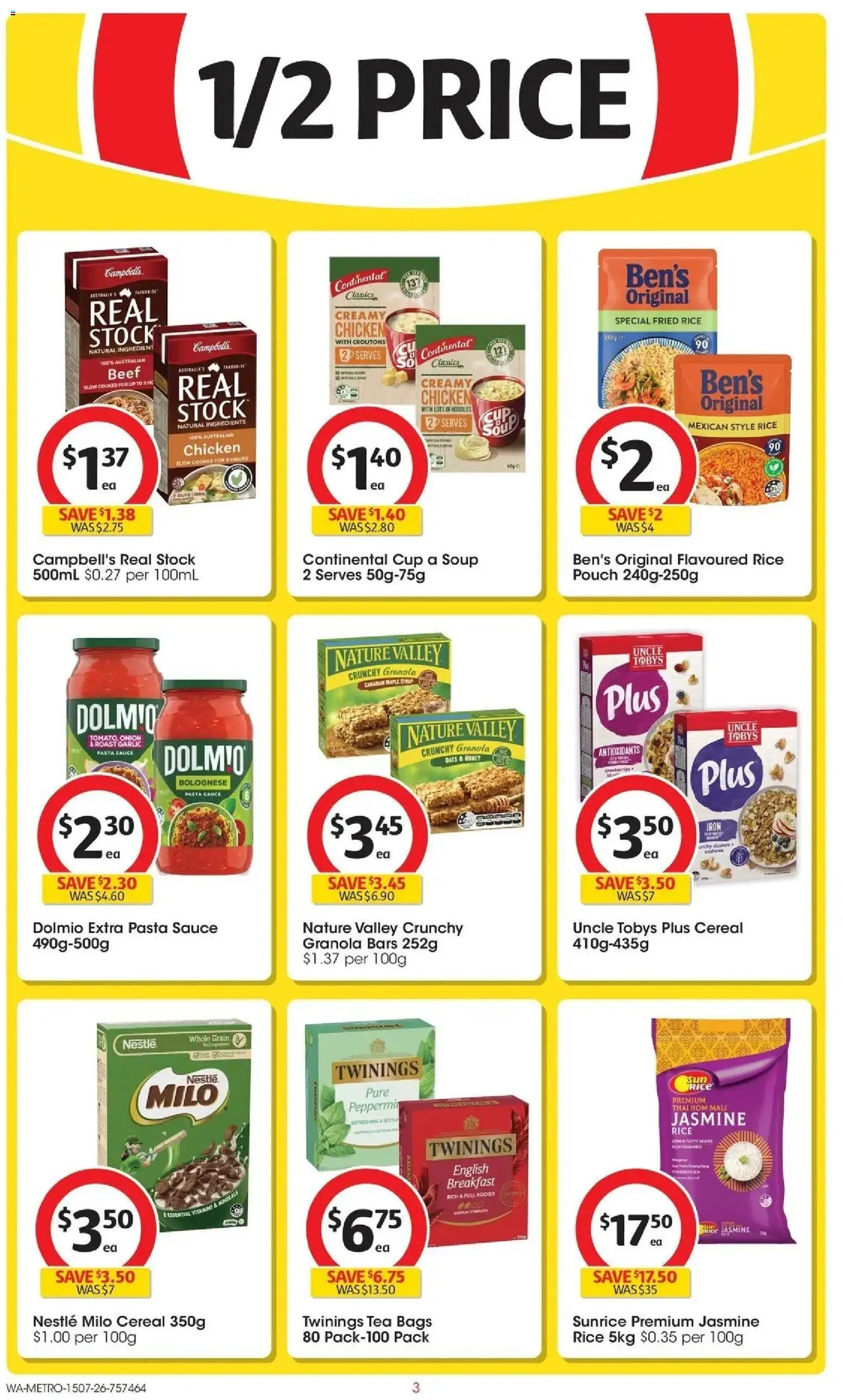 Coles catalogue - valid from 15/07/2026 | Page: 3 | Products: Cups, Cranberries, Garlic, Roast