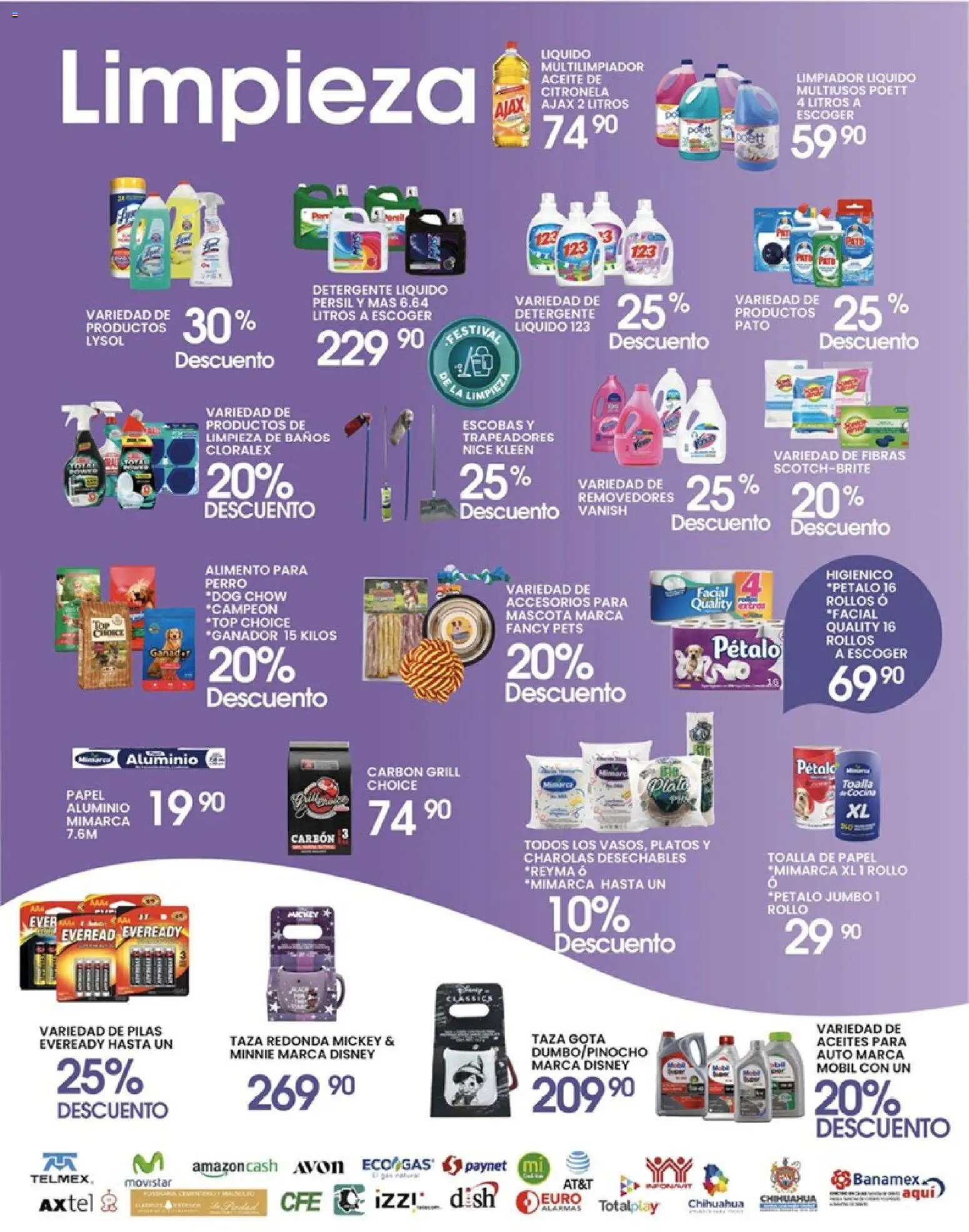 Nuevas ofertas de Alsuper válidas en toda la República Mexicana desde el 24/04/2026. ¡Encuentra las mejores ofertas en Alsuper folleto Chihuahua-Ciudad! | Página: 5 | Productos: Detergente, Taza, Toalla, Pilas