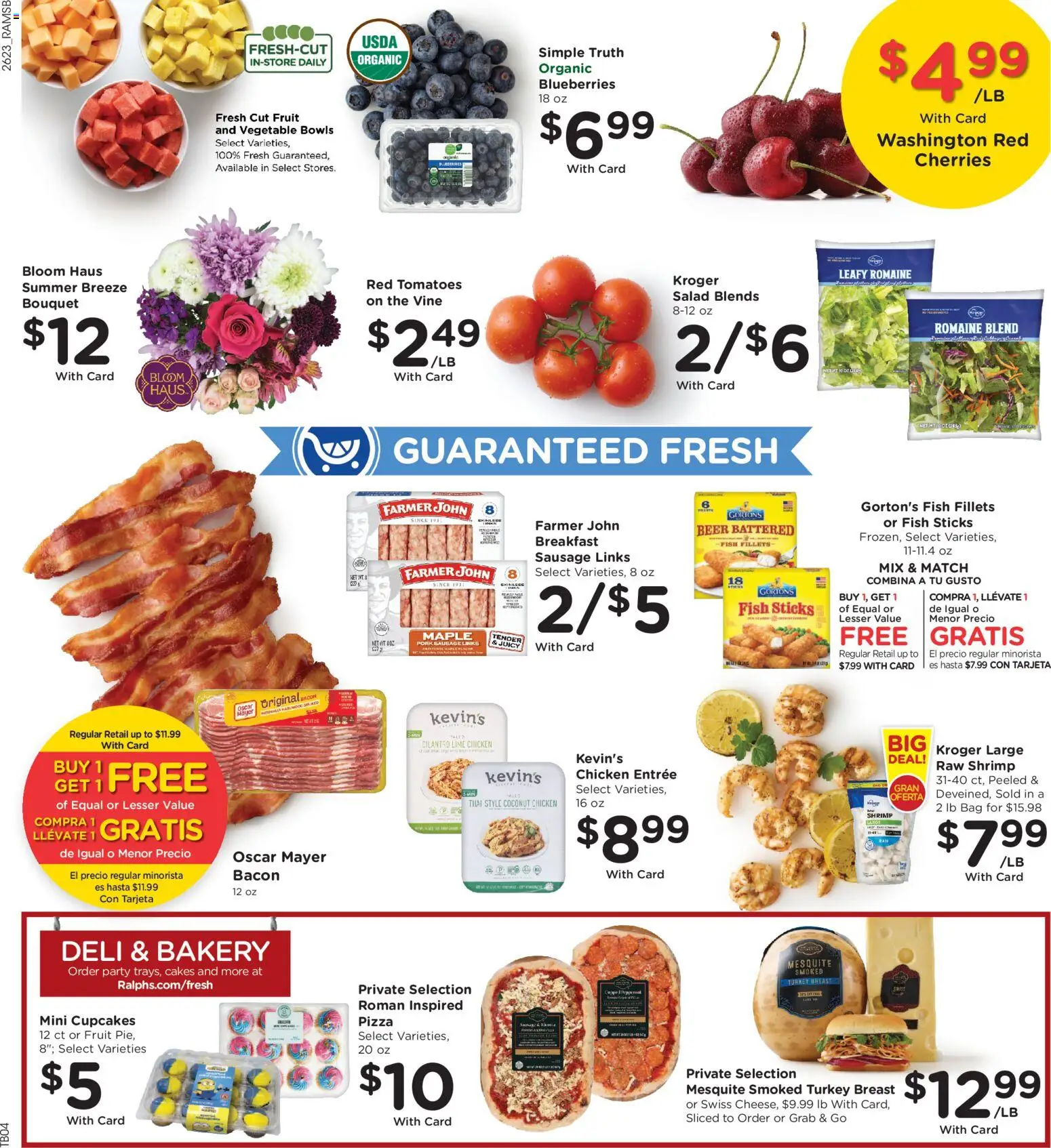 Ralphs Weekly Ad - valid from 07/08/2026 | Page: 12 | Products: Cherries, Pork, Lime, Blueberries