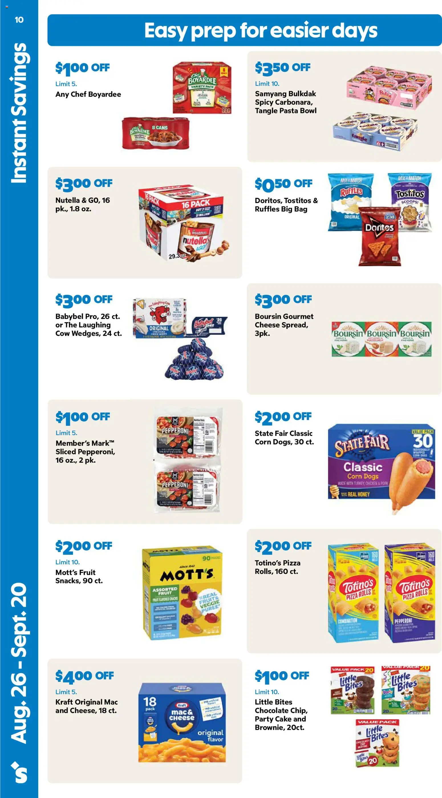 Sam's Club Weekly Ad - valid from 08/26/2026 | Page: 10 | Products: Honey, Pork, Fruit, Cake