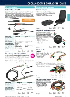 Preview of Jaycar Engineering & Scientific Catalogue 2025/2026  - valid from 09.07.2025 | Page: 111 | Products: Cushion, Kits, Accessories, Clips