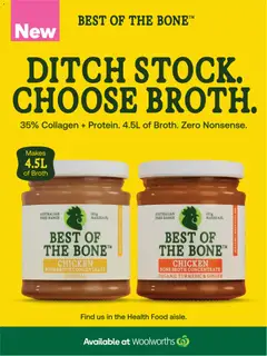 Preview of Woolworths Fresh Ideas magazine - valid from 01.05.2026 | Page: 4 | Products: Ginger, Chicken, Collagen