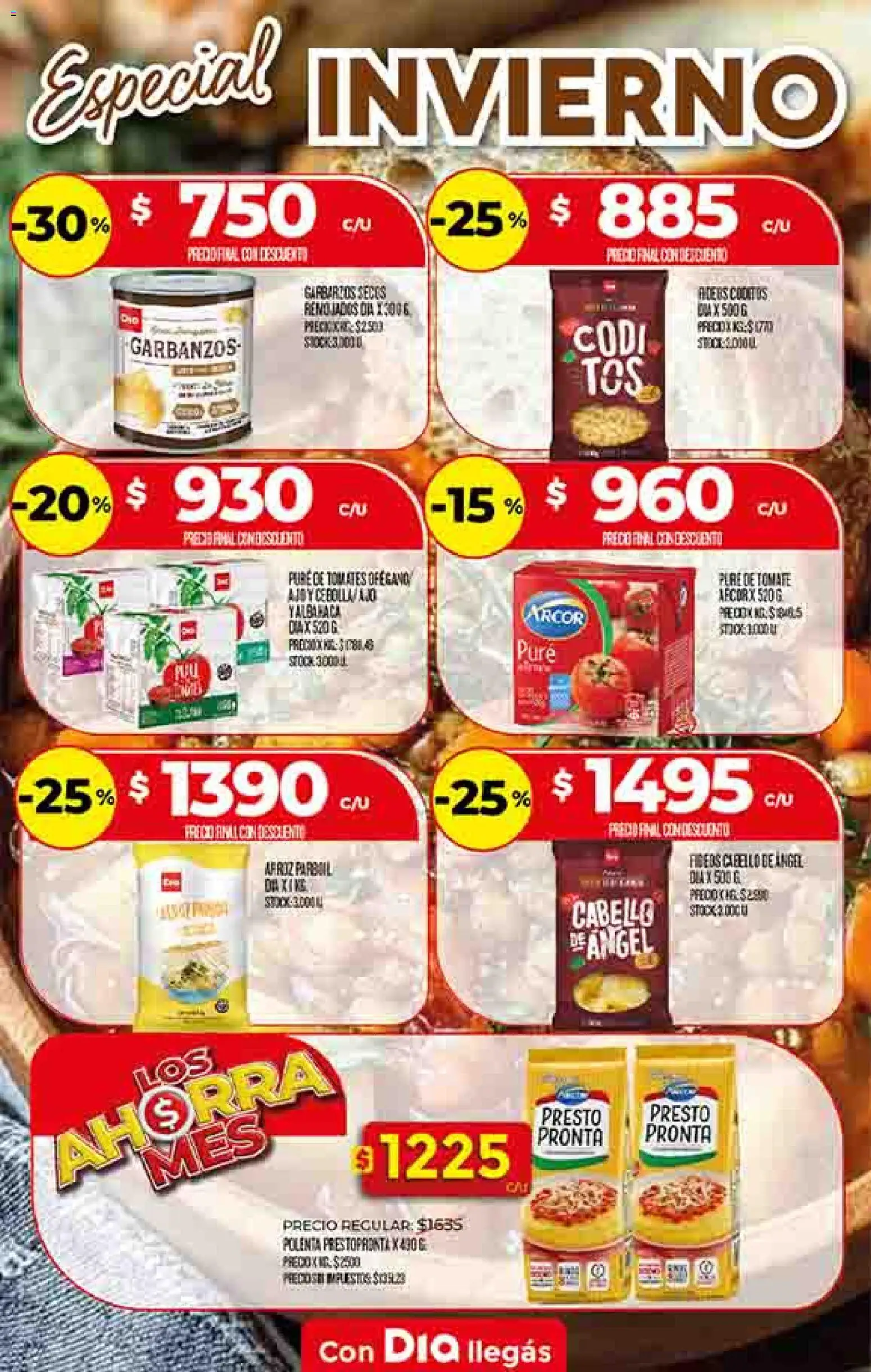 Dia - Ofertas Salta y Jujuy │ válido desde el 03.06.2026 | Página: 25 | Productos: Garbanzos, Ajo, Pure de Tomate, Tomates