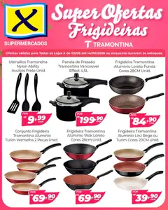 X Supermercados ofertas Tramontina - Pré-Visualização do folheto da loja X Supermercados, válido de 05.06.2026