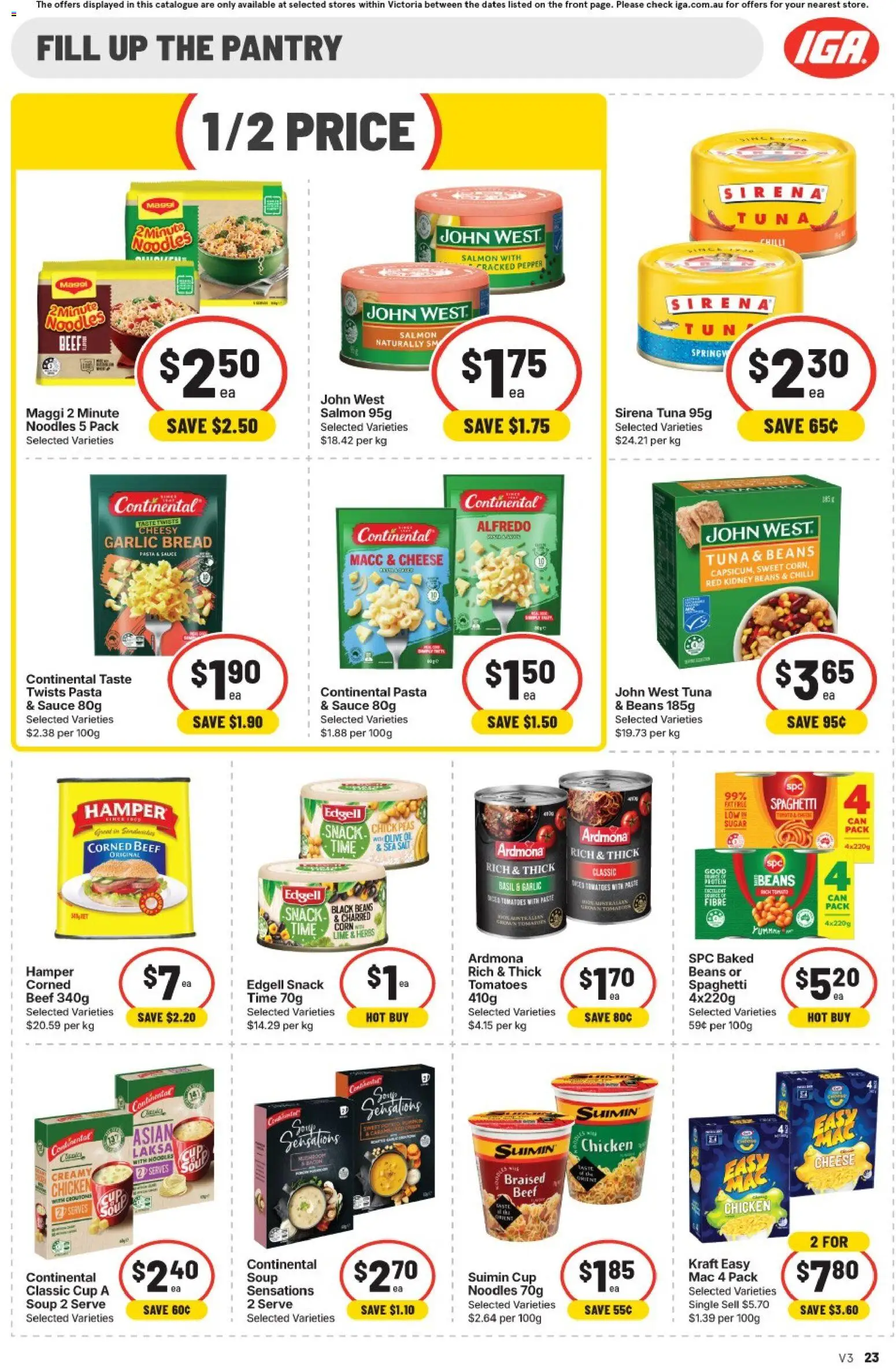 IGA catalogue - valid from 30/09/2026 | Page: 29 | Products: Herbs, Chicken, Tuna, Spaghetti