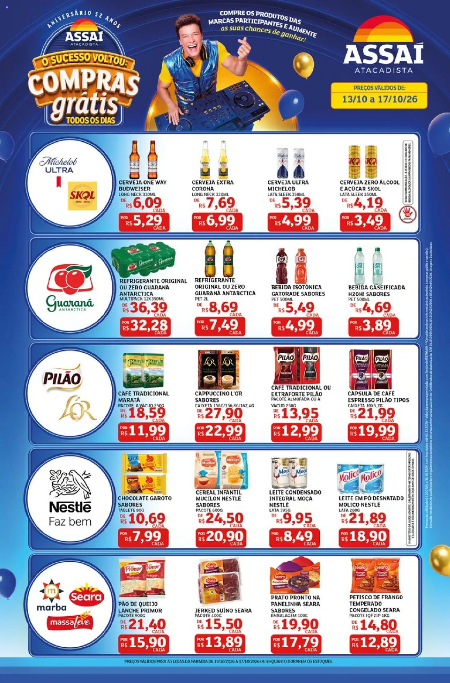 Assaí Atacadista Folheto - válido de 13/10/2026 | Página: 1
