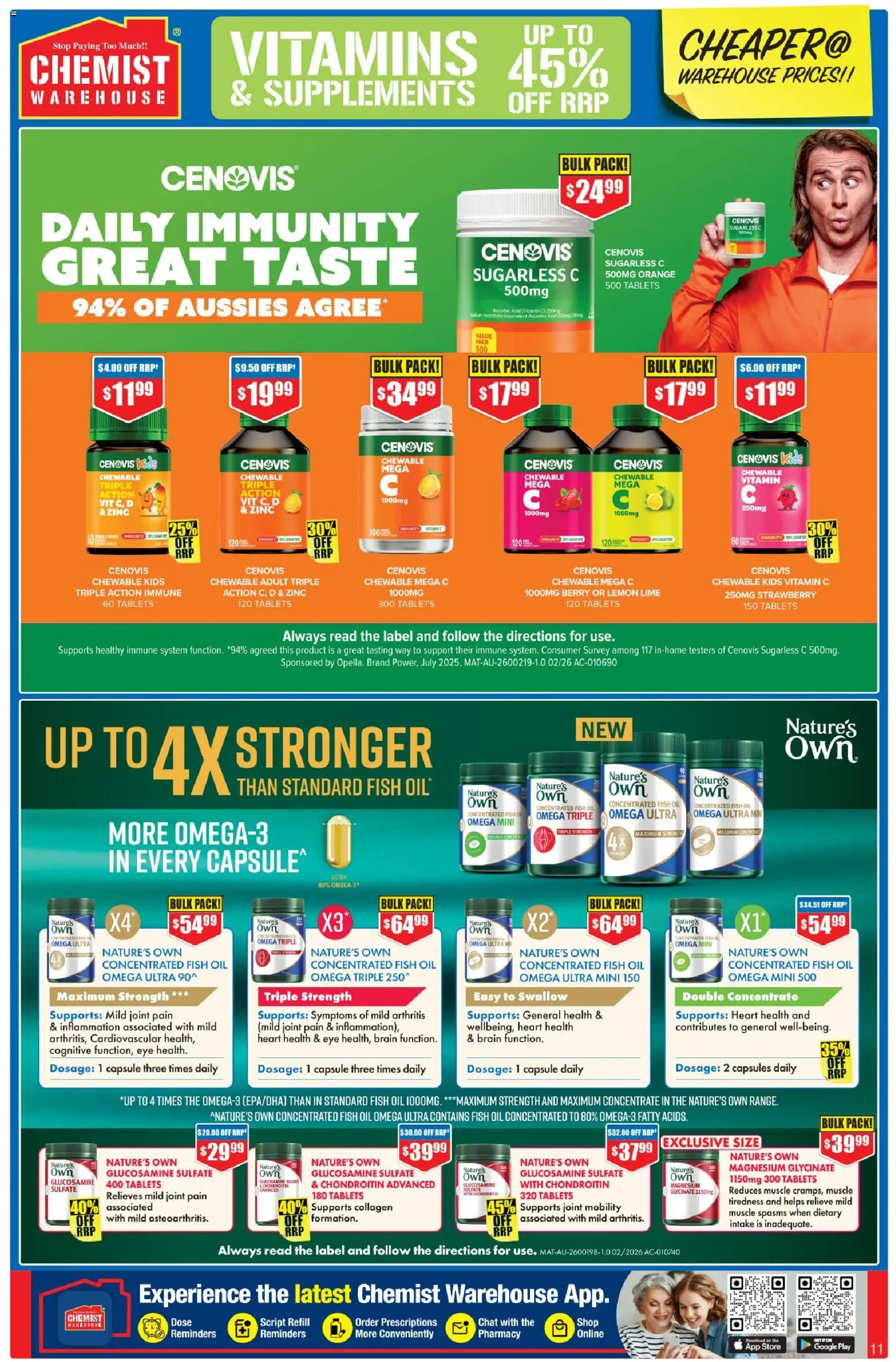 Chemist Warehouse catalogue - valid from 28.05.2026 | Page: 11 | Products: Oil, Fish, Tablets, Zinc