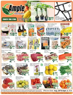 Preview of Ample Food Market weekly flyer Toronto York from shop Ample Food Market valid from Aug 28, 2026