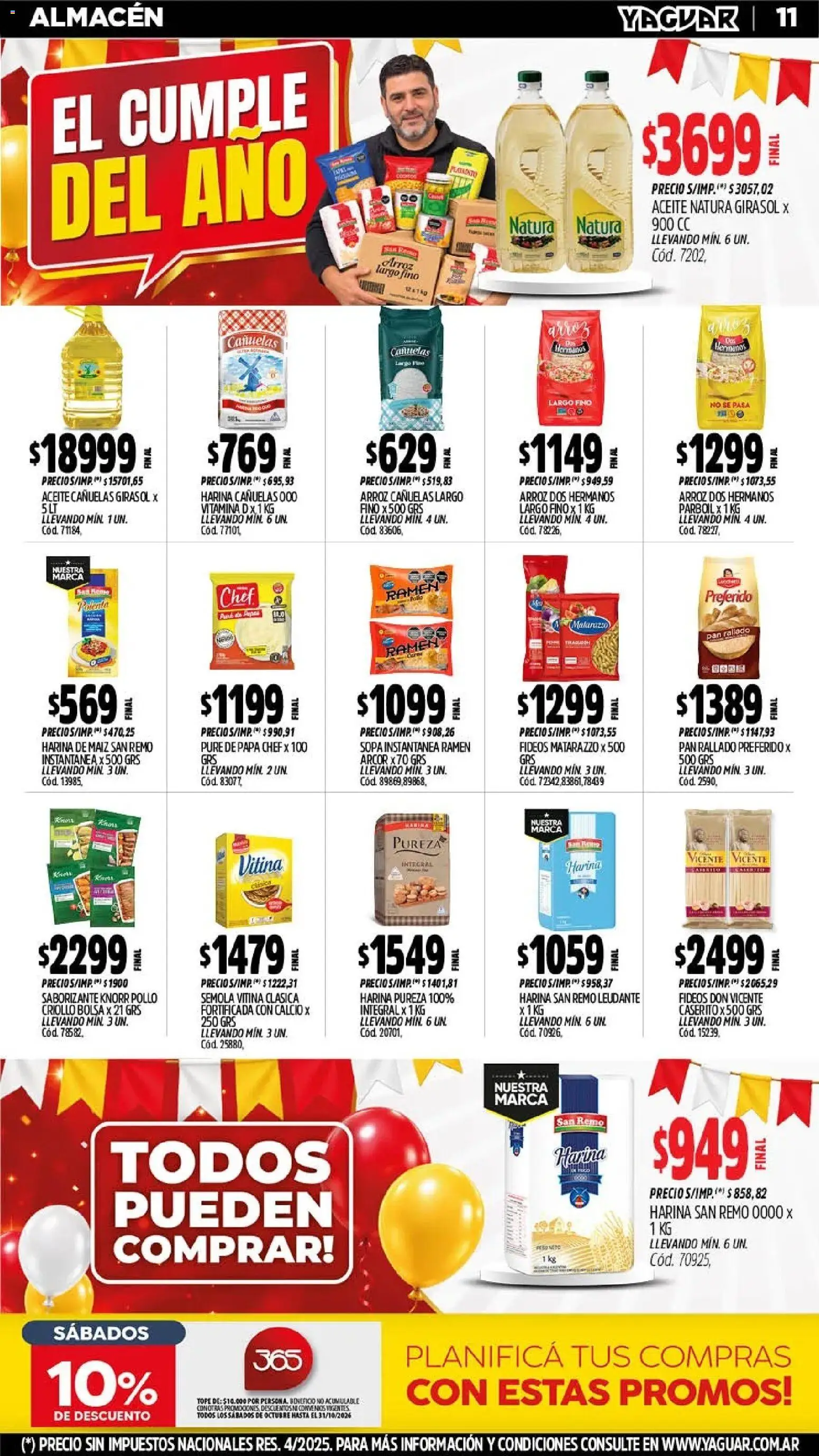 Yaguar - Oferta Semanal Chaco │ válido desde el 19/10/2026 | Página: 12