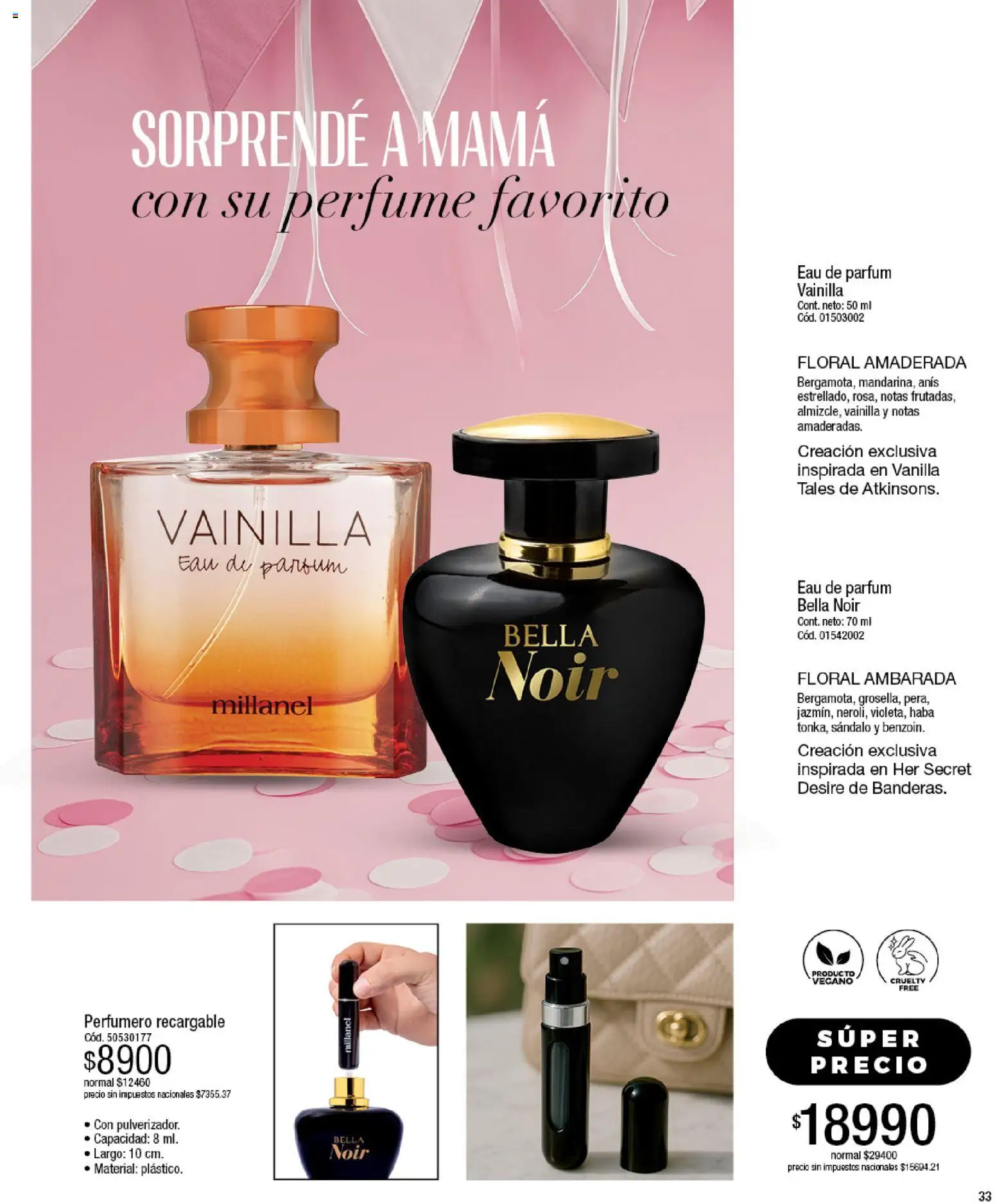 Millanel catálogo │ válido desde el 14/09/2026 | Página: 33 | Productos: Vainilla, Perfume