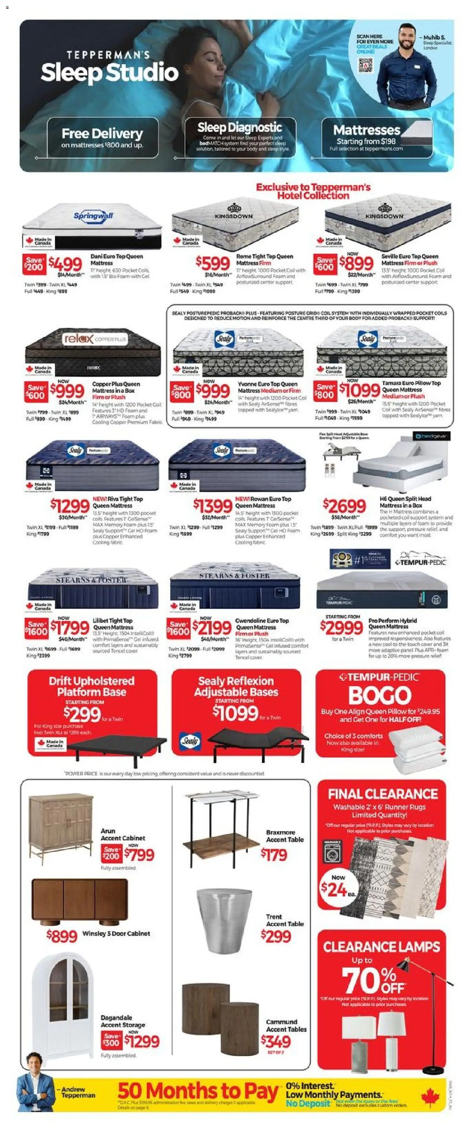 Tepperman's flyer valid from 17.04.2026 | Page: 5 | Products: Pillow, Table, Cabinet, Box