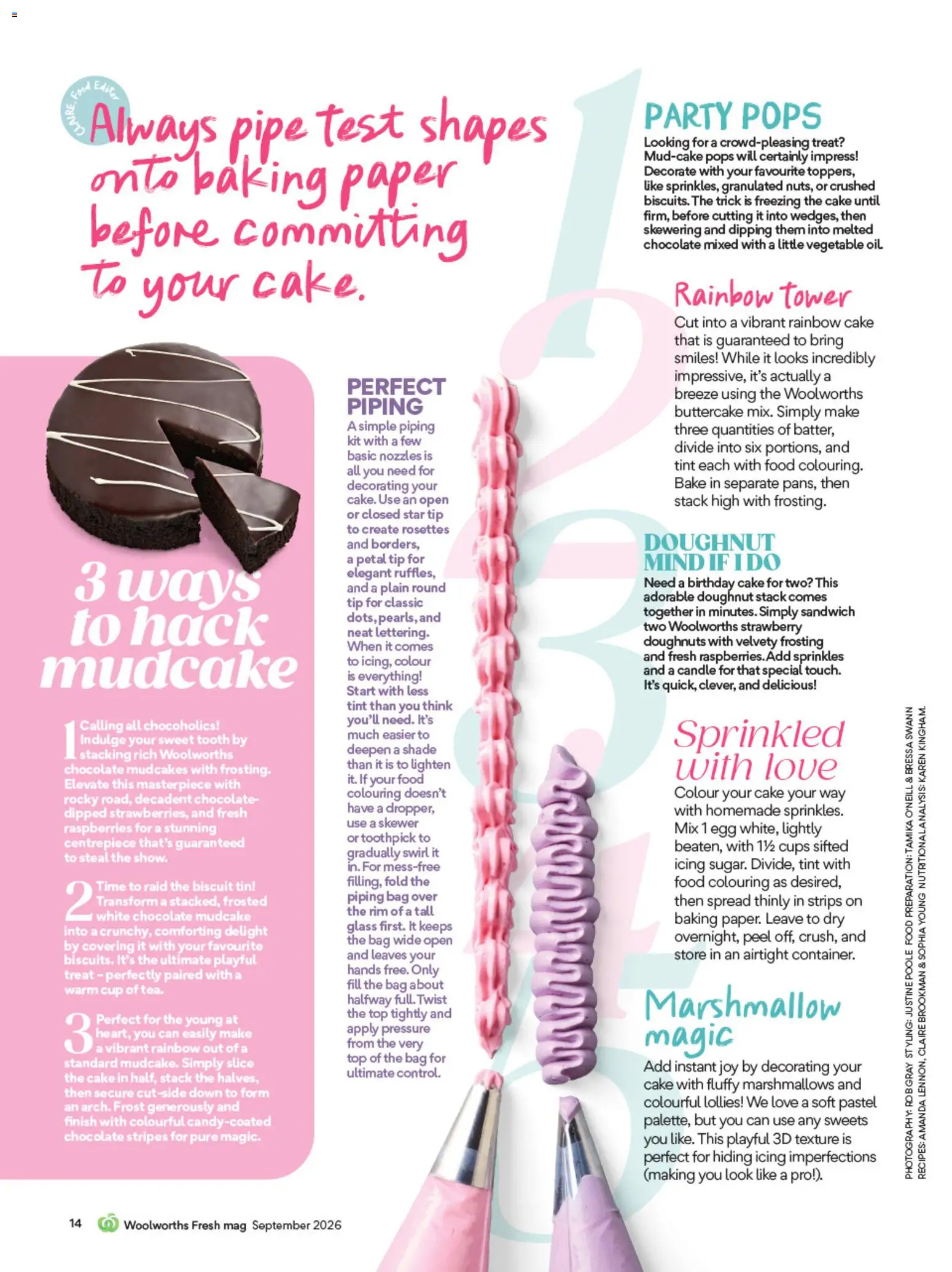Woolworths catalogue - valid from 01/09/2026 | Page: 14 | Products: Centrepiece, Candle, White chocolate, Strips