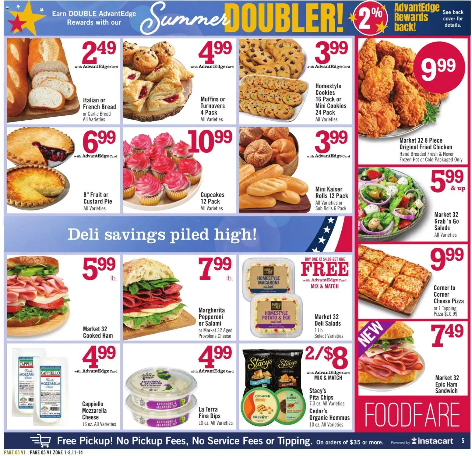 Price Chopper Weekly Ad - valid from 24.05.2026 | Page: 5 | Products: Bread, Ham, Chips, Garlic
