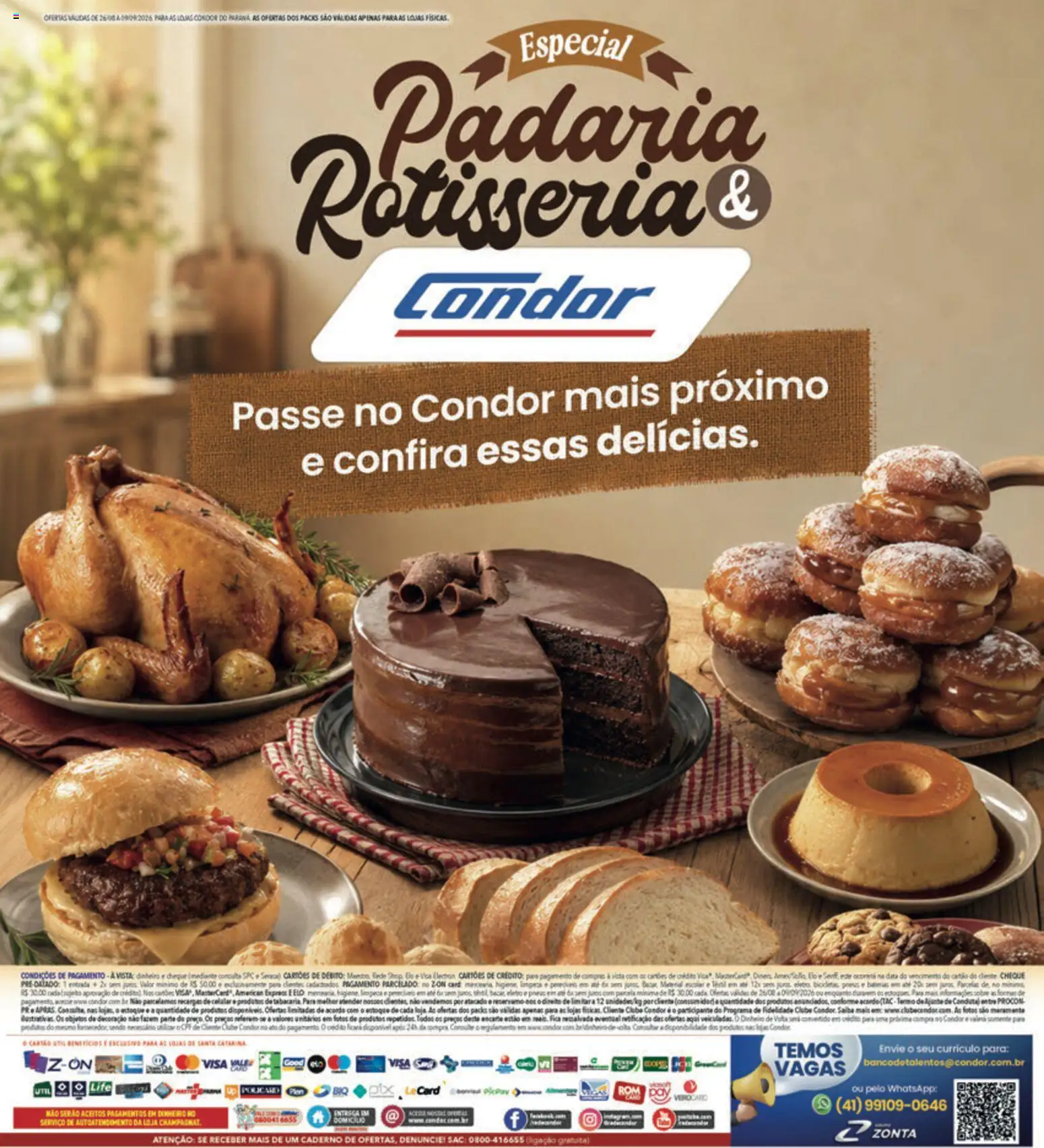 Supermercados Condor Folheto - válido de 26/08/2026 | Página: 32 | Produtos: Pera, Celular, Pneus, Caderno