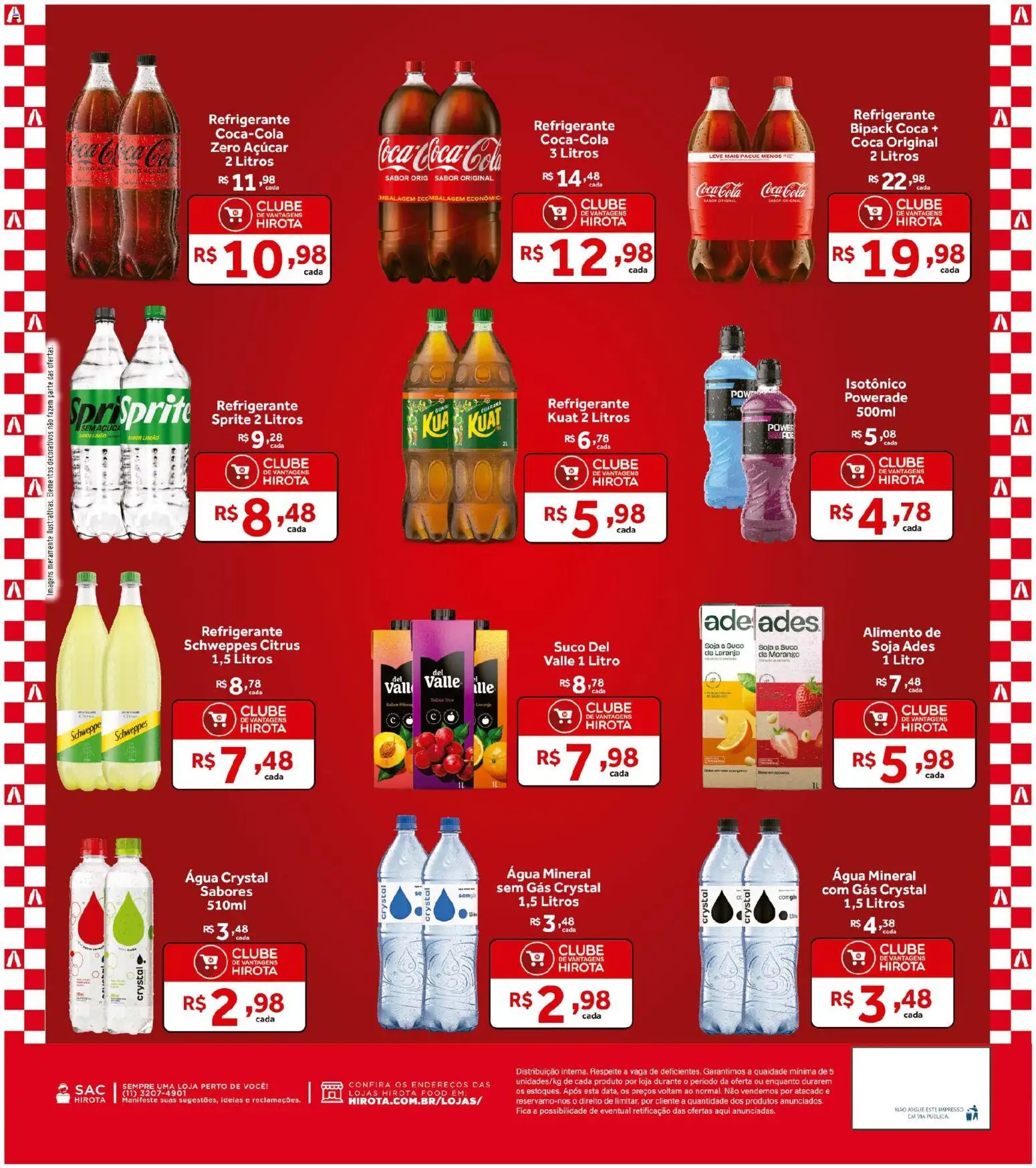 Hirota Food Folheto - válido de 06.05.2026 | Página: 2 | Produtos: Piano, Água mineral, Açúcar, Refrigerante