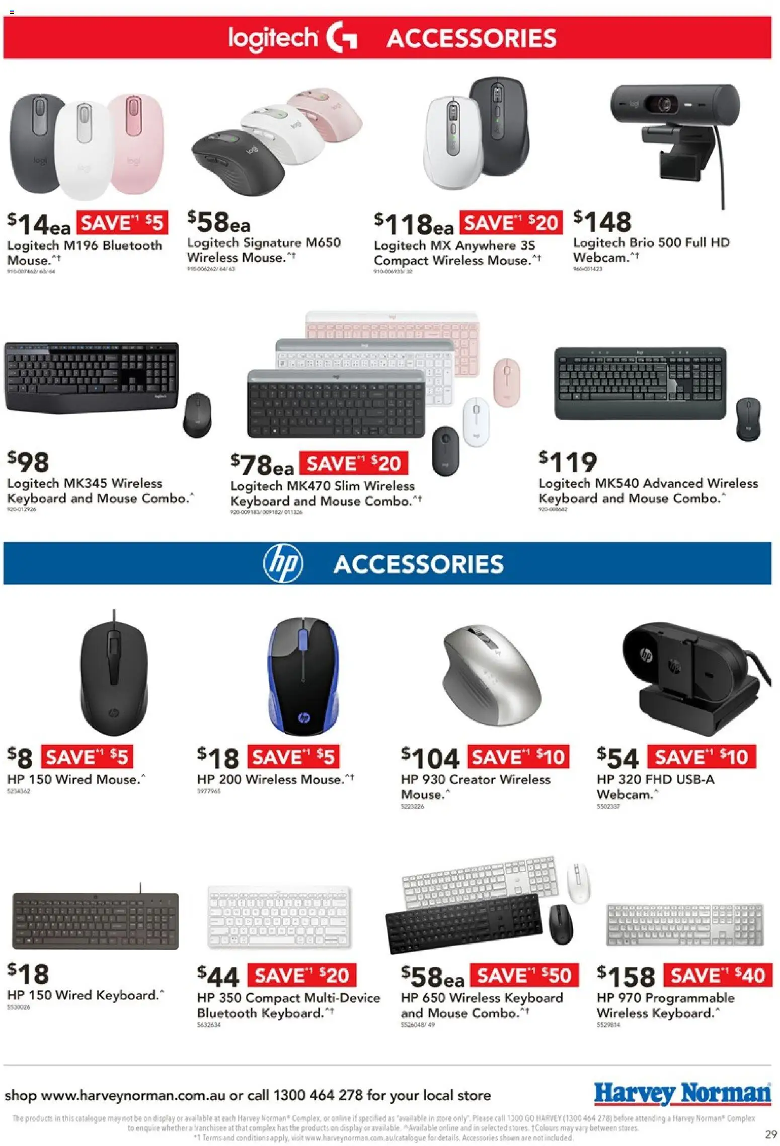 Harvey Norman catalogue - valid from 18/08/2026 | Page: 29 | Products: Accessories, Mouse, Keyboard