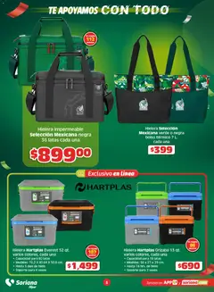 Vista previa de Soriana En México apoyamos con todo Híper Nacional, nuevo folleto de la tienda, válido en México a partir del 14.05.2026 | Página: 5 | Productos: Bolso, Hielera, Té, Vasos