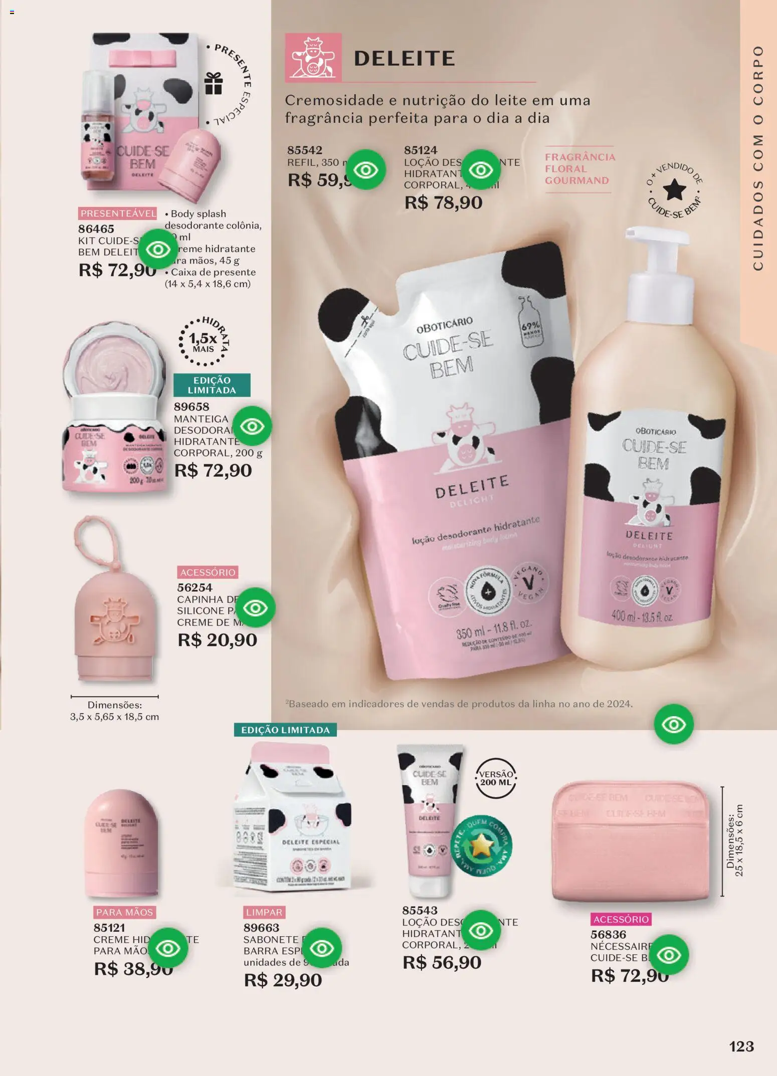 O Boticário Folheto - válido de 10/08/2026 | Página: 127 | Produtos: Desodorante, Necessaire, Creme, Body
