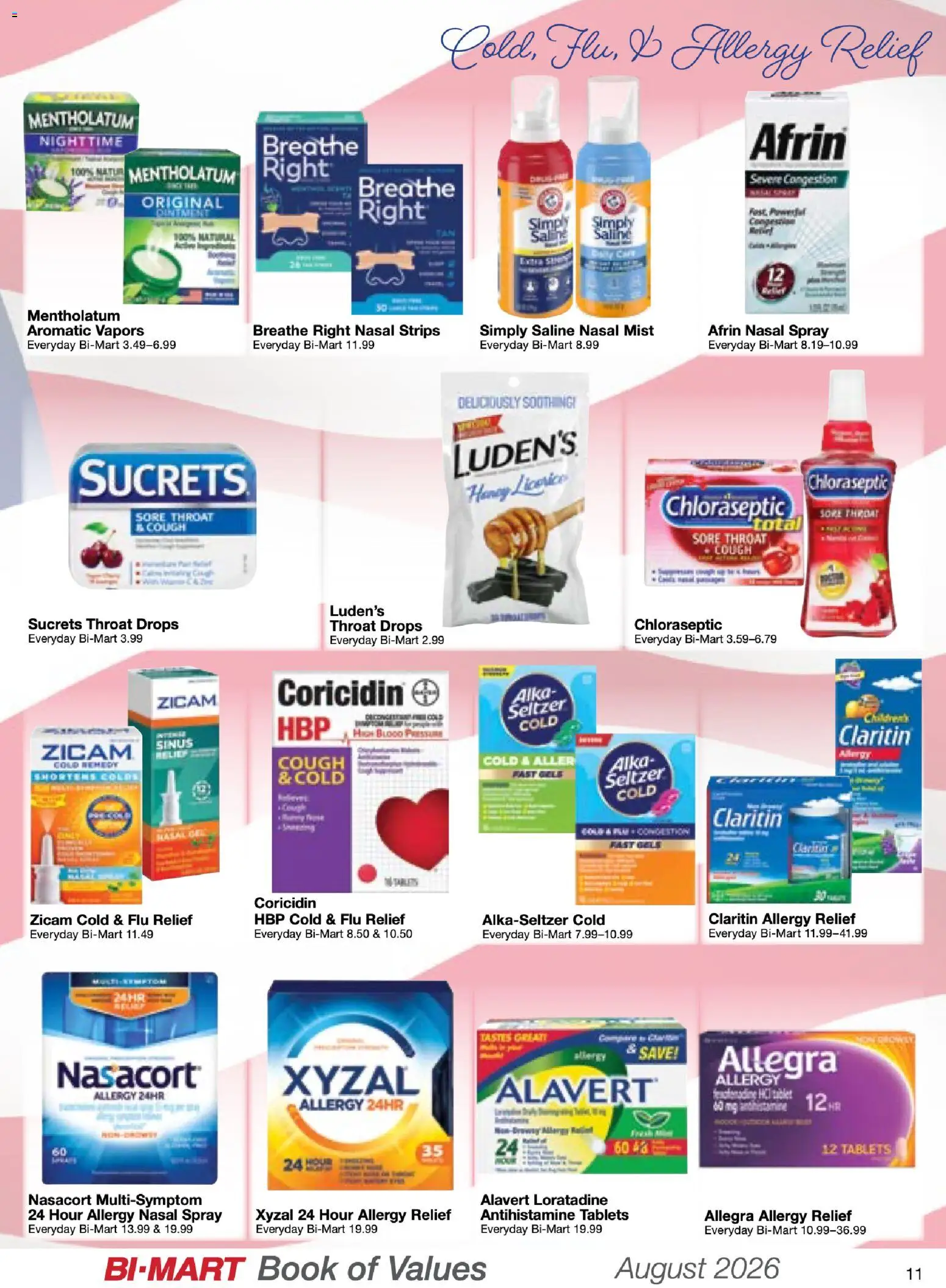 Bi-Mart August Health & Beauty Book of Values - valid from 08/01/2026 | Page: 11 | Products: Tablet