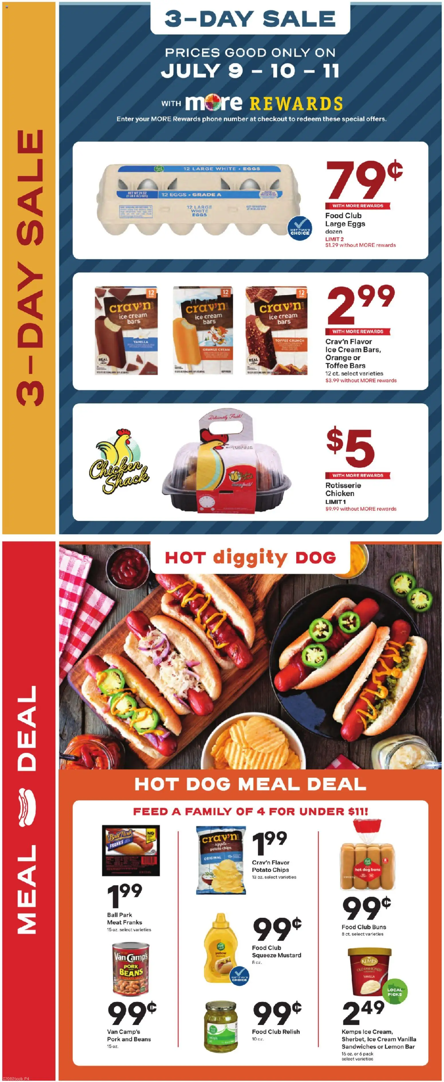 Coborn's Weekly Ad - valid from 07/08/2026 | Page: 4 | Products: Eggs, Chips, Lemon, Phone