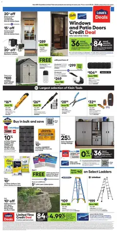 Preview of Lowe's weekly ads valid from 06/25/2026 | Page: 5 | Products: Opener, Wire, Water, Salt