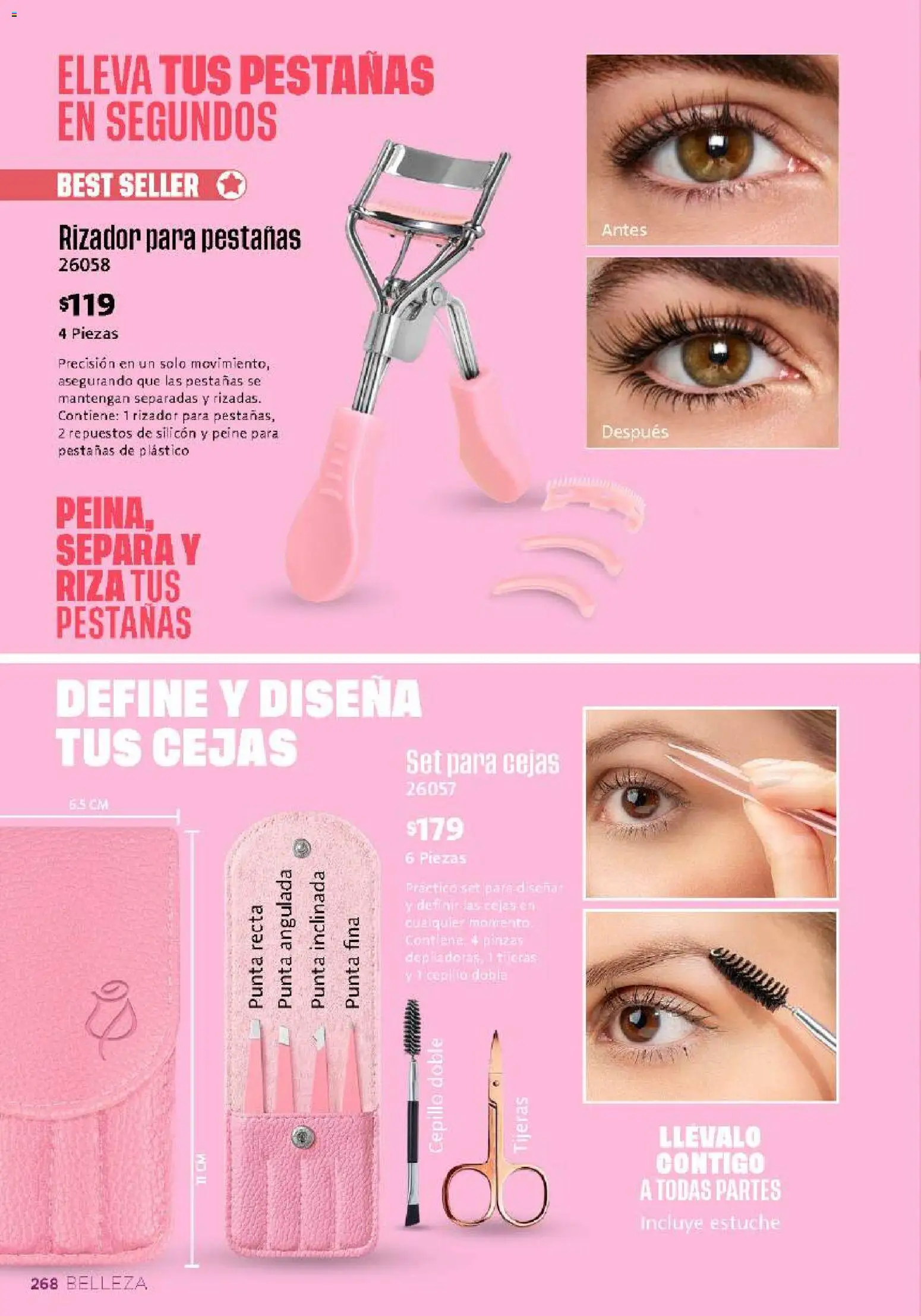Nuevas ofertas de Ilusión válidas en toda la República Mexicana desde el 01/08/2026. ¡Encuentra las mejores ofertas en Ilusión catálogo Otoño! | Página: 270 | Productos: Cepillo, Estuche, Rizador, Peine