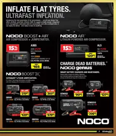 Preview of Autobarn catalogue - valid from 09/09/2026 | Page: 7 | Products: Battery, Compressor, Batteries, Portable