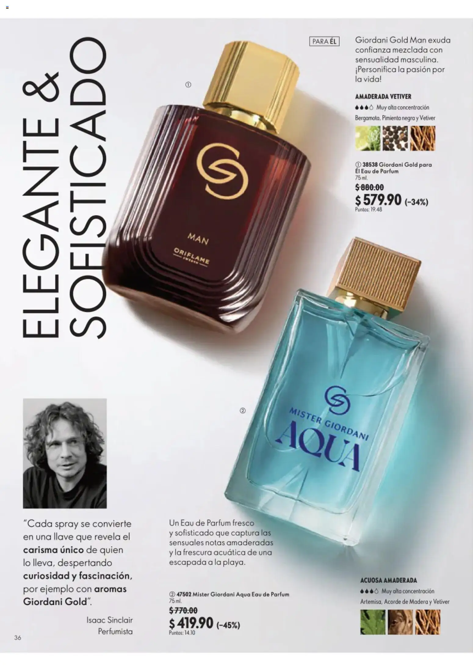 Nuevas ofertas de Oriflame válidas en toda la República Mexicana desde el 22/08/2026. ¡Encuentra las mejores ofertas en Oriflame campaña 12 2026! | Página: 36 | Productos: Pimienta, Llave