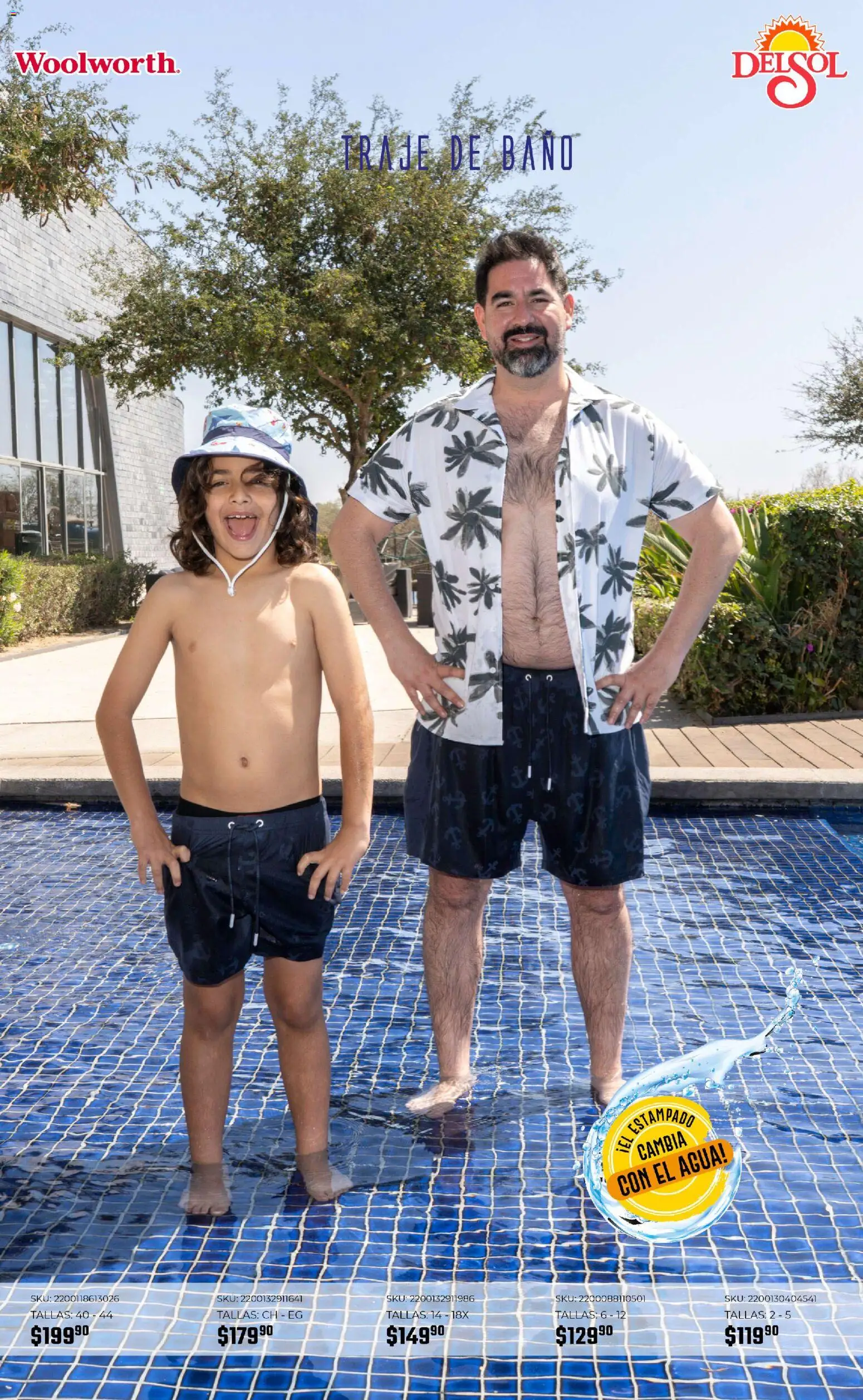 Nuevas ofertas de Del Sol y Woolworth válidas en toda la República Mexicana desde el 19.03.2026. ¡Encuentra las mejores ofertas en Del Sol y Woolworth catálogo Moda Vacaciones! | Página: 42 | Productos: Agua, Baño
