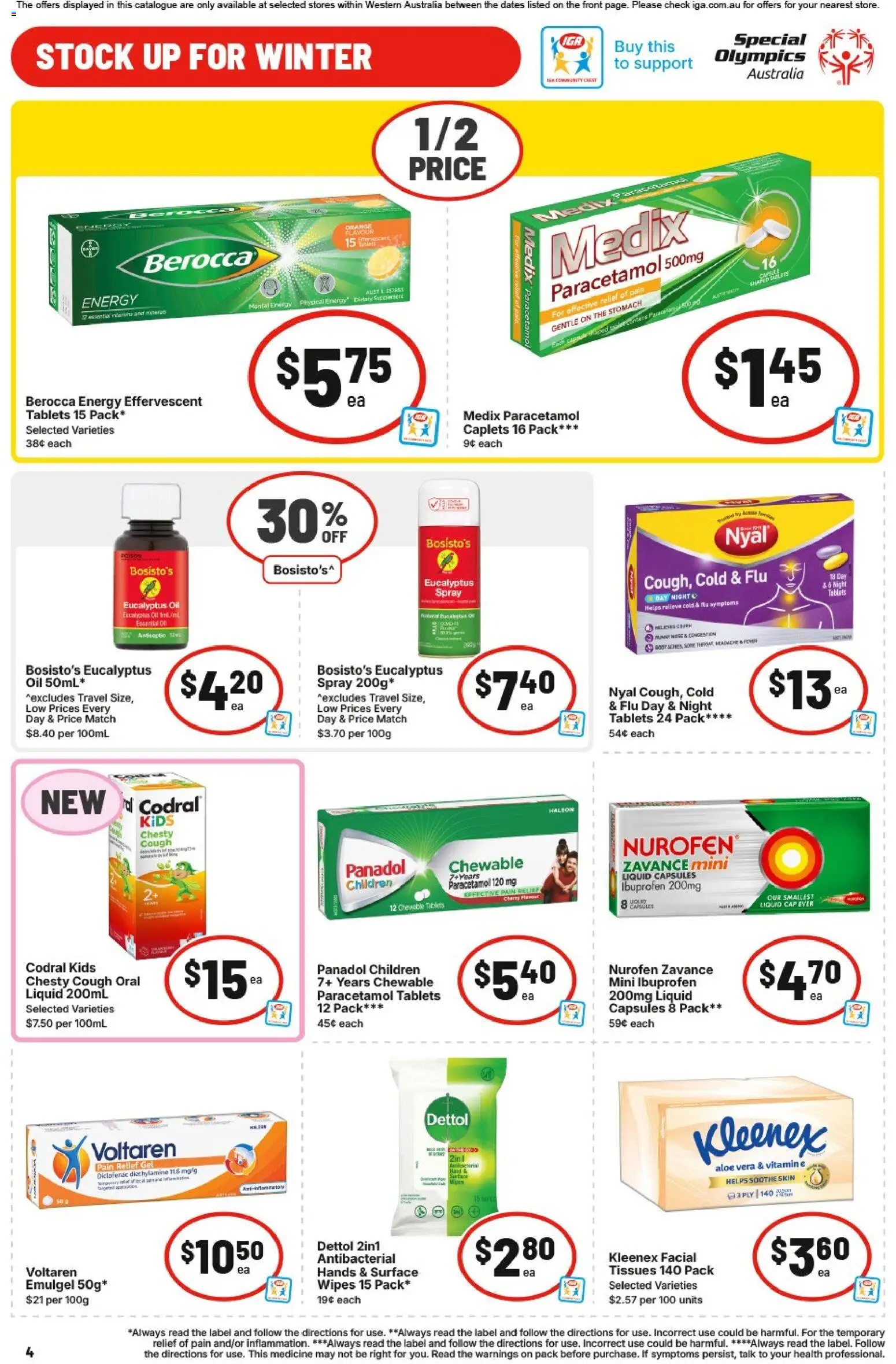 IGA catalogue - valid from 13.05.2026 | Page: 4 | Products: Pizza, Strawberries, Sugar, Phone